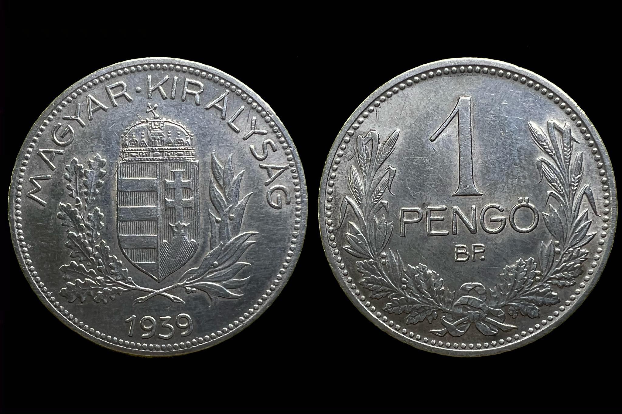 (1939) 1 pengő Adamo P6 