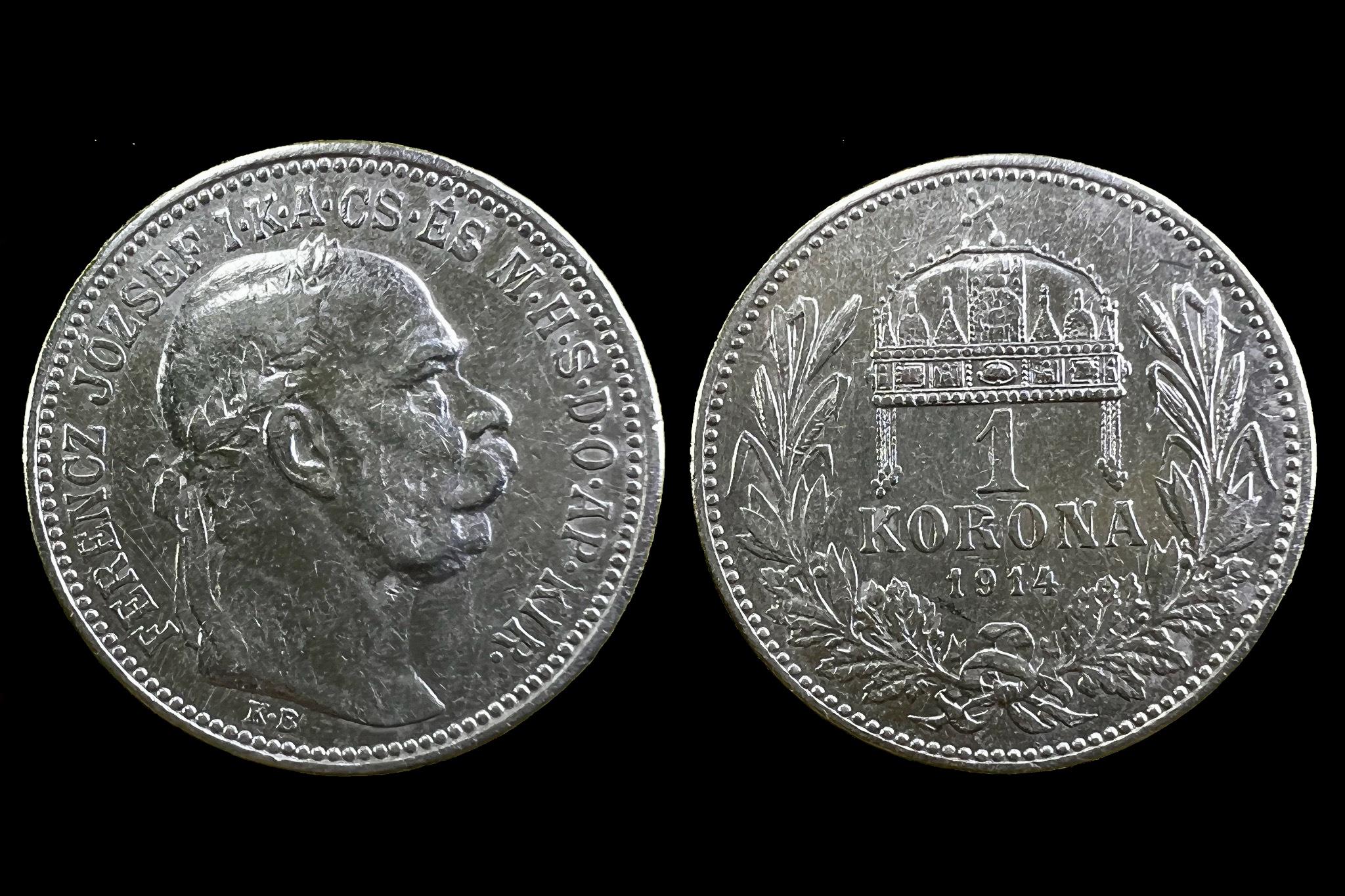 Ferenc József 1 Korona (1914) 