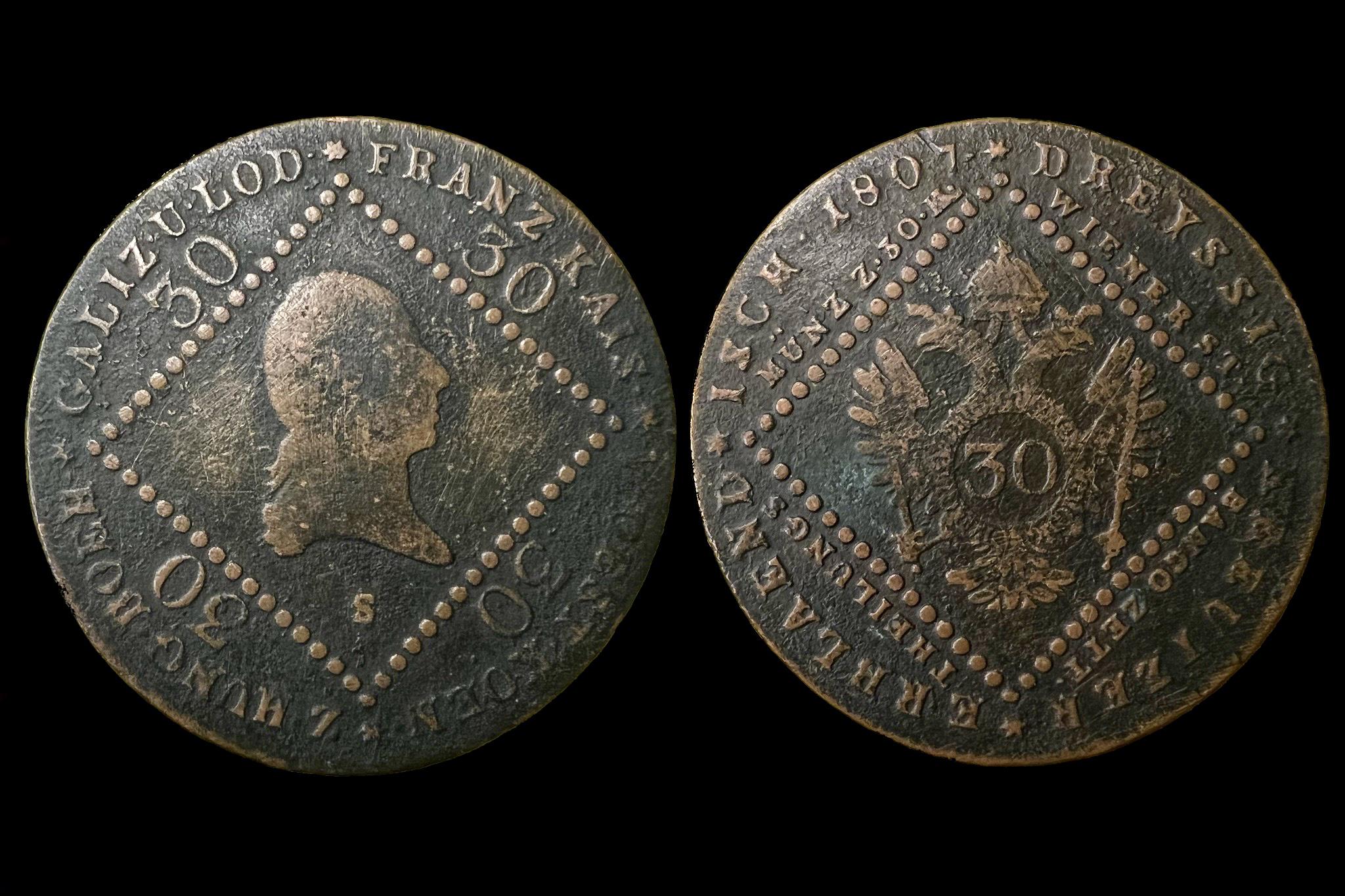 Franz 30 kreutzer (1807)S 