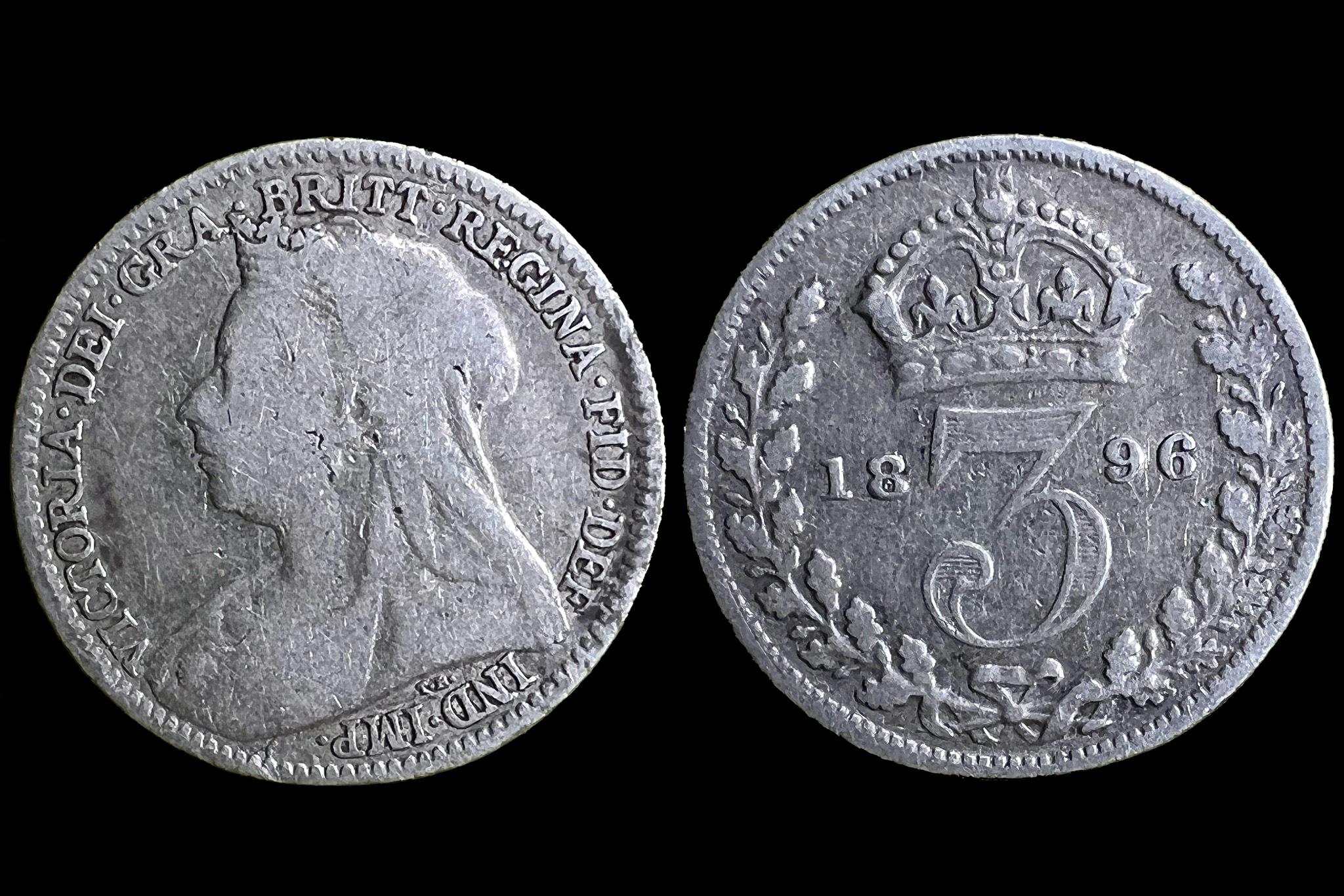 3 Penny Victoria (Anglia 1896) KM777 
