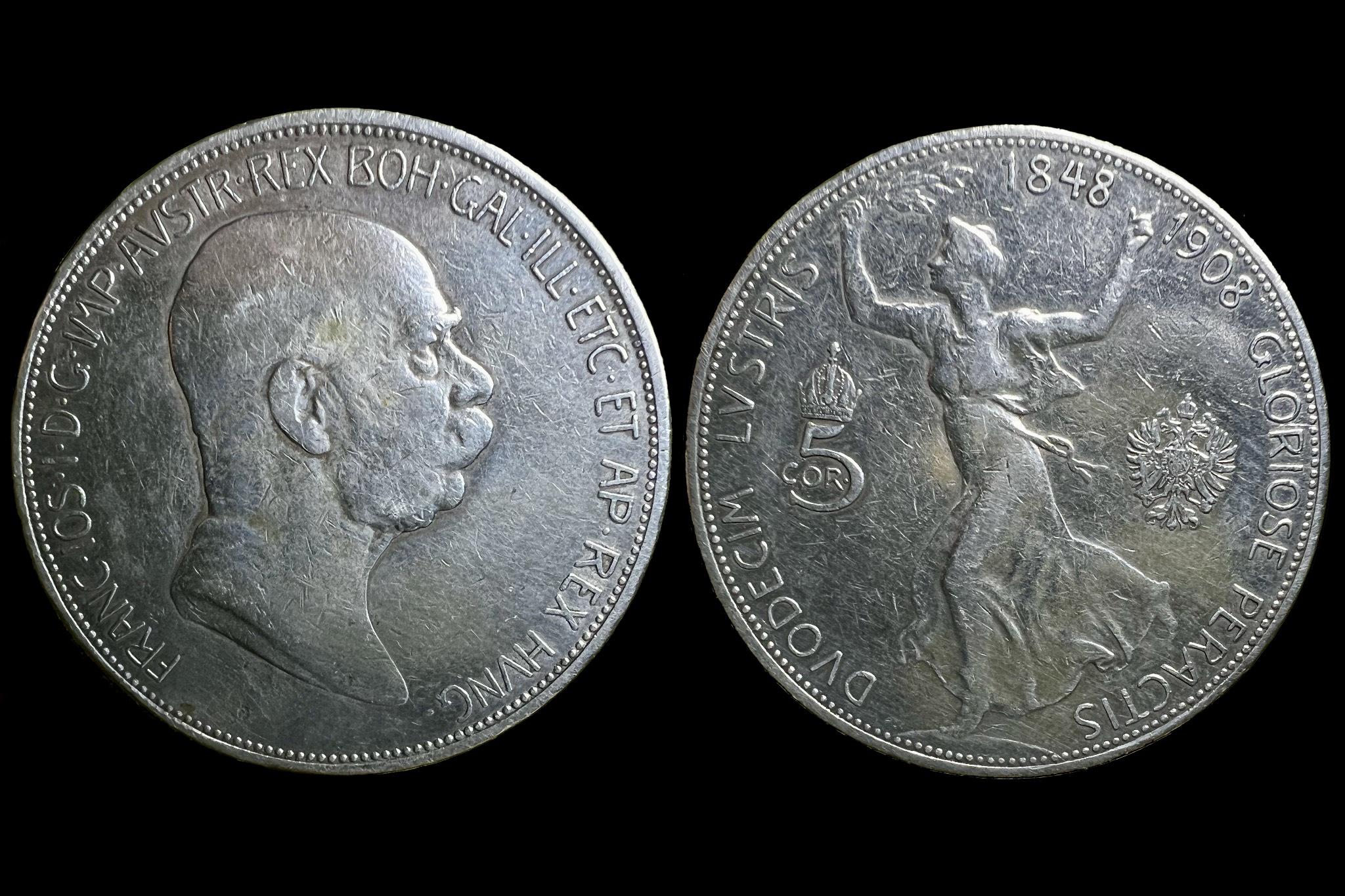 Franz Joseph 5 Corona (1908)