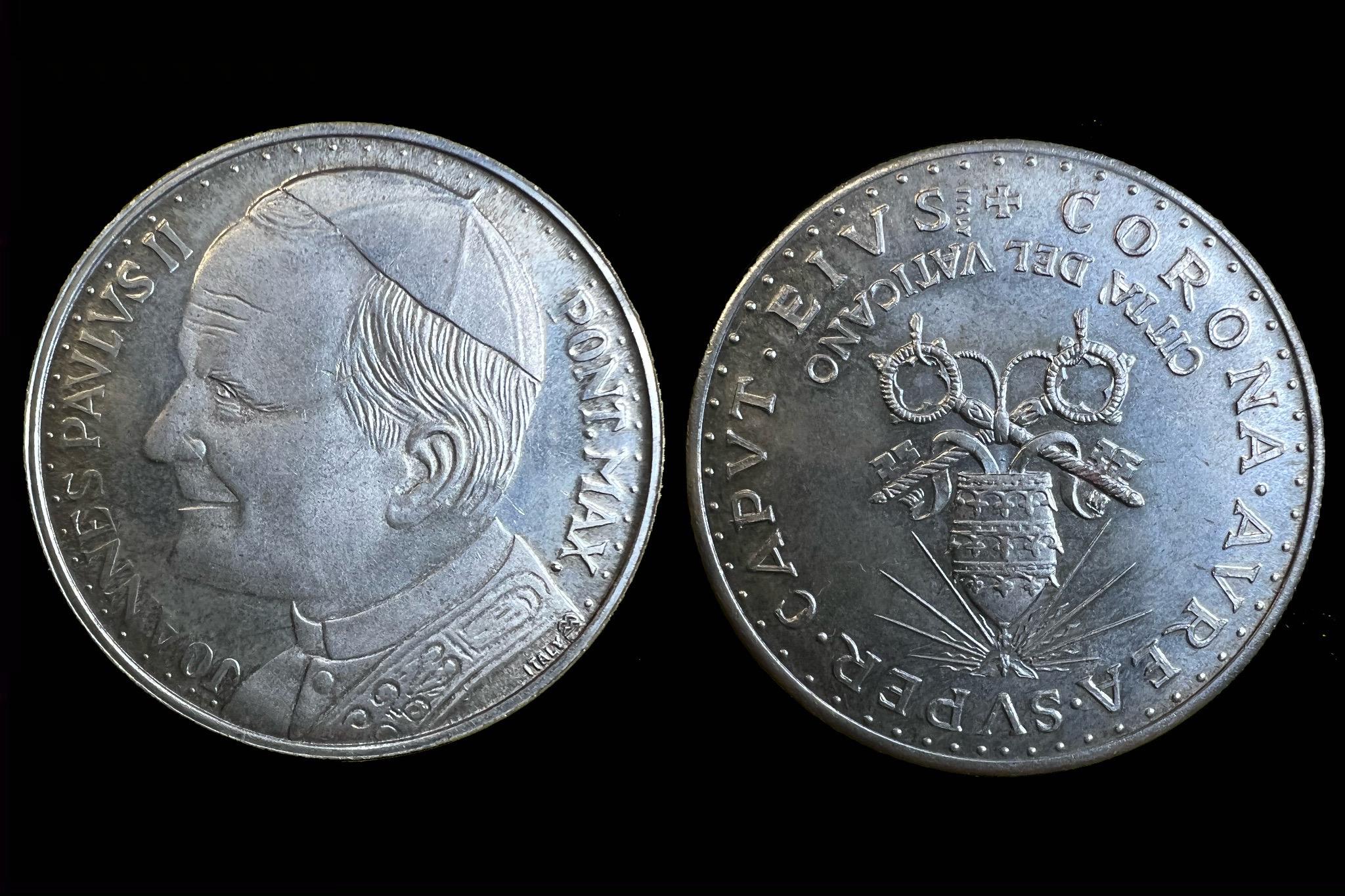 Vatikán város emlékérme II.János Pál pápa N87648 