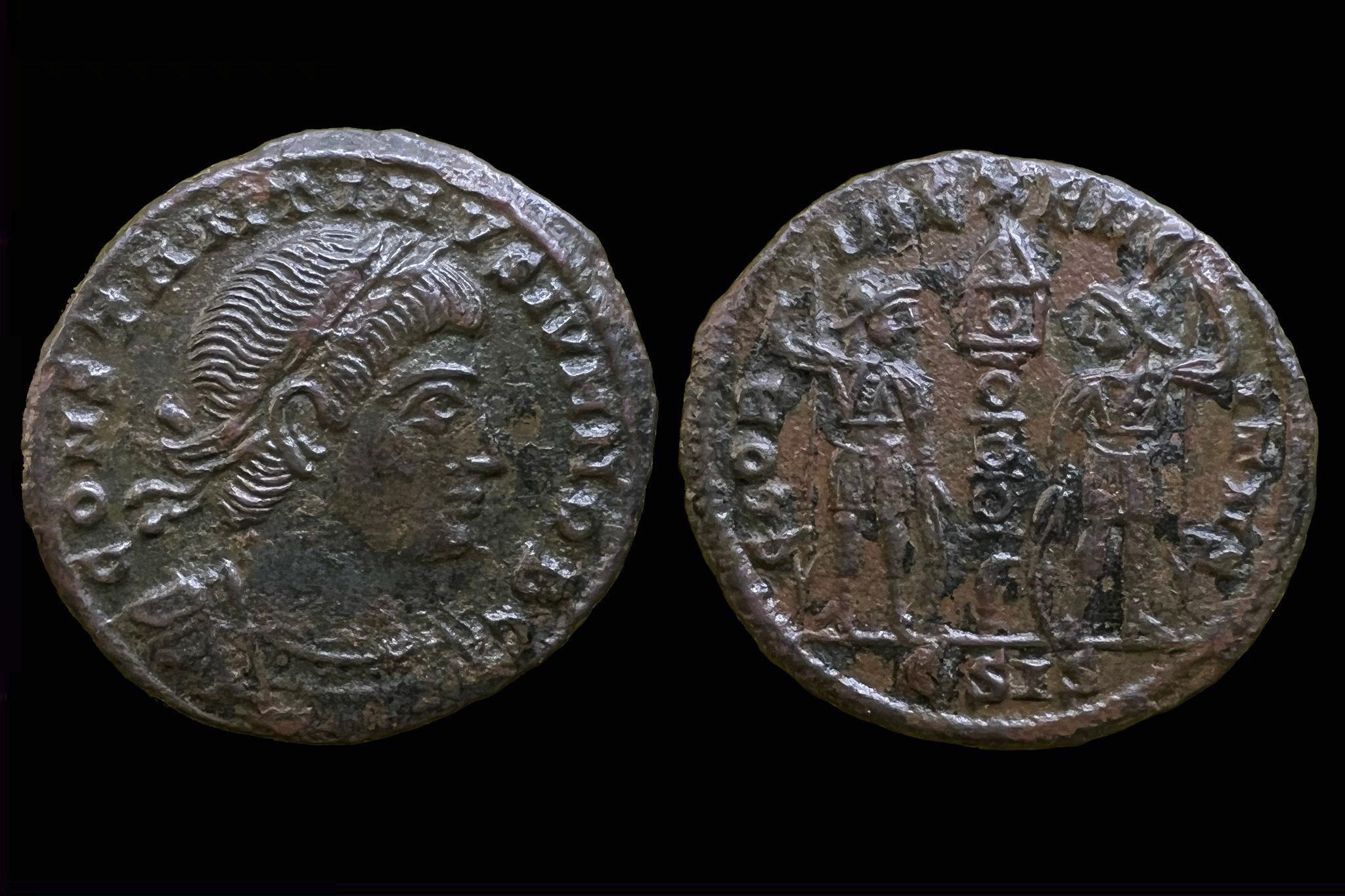 II.Constantine (i.sz.324-361) Nummus RIC 263 