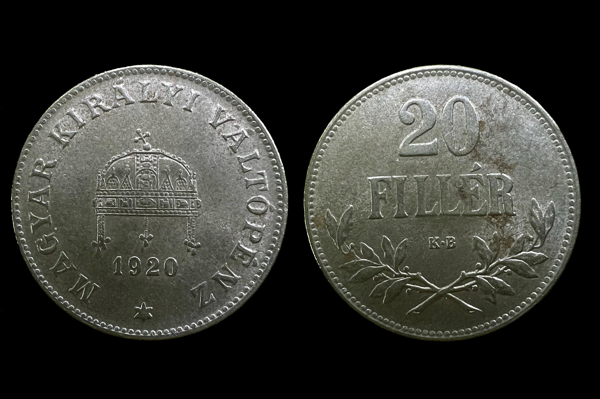 (1920) 20 fillér Adamo K4.1 