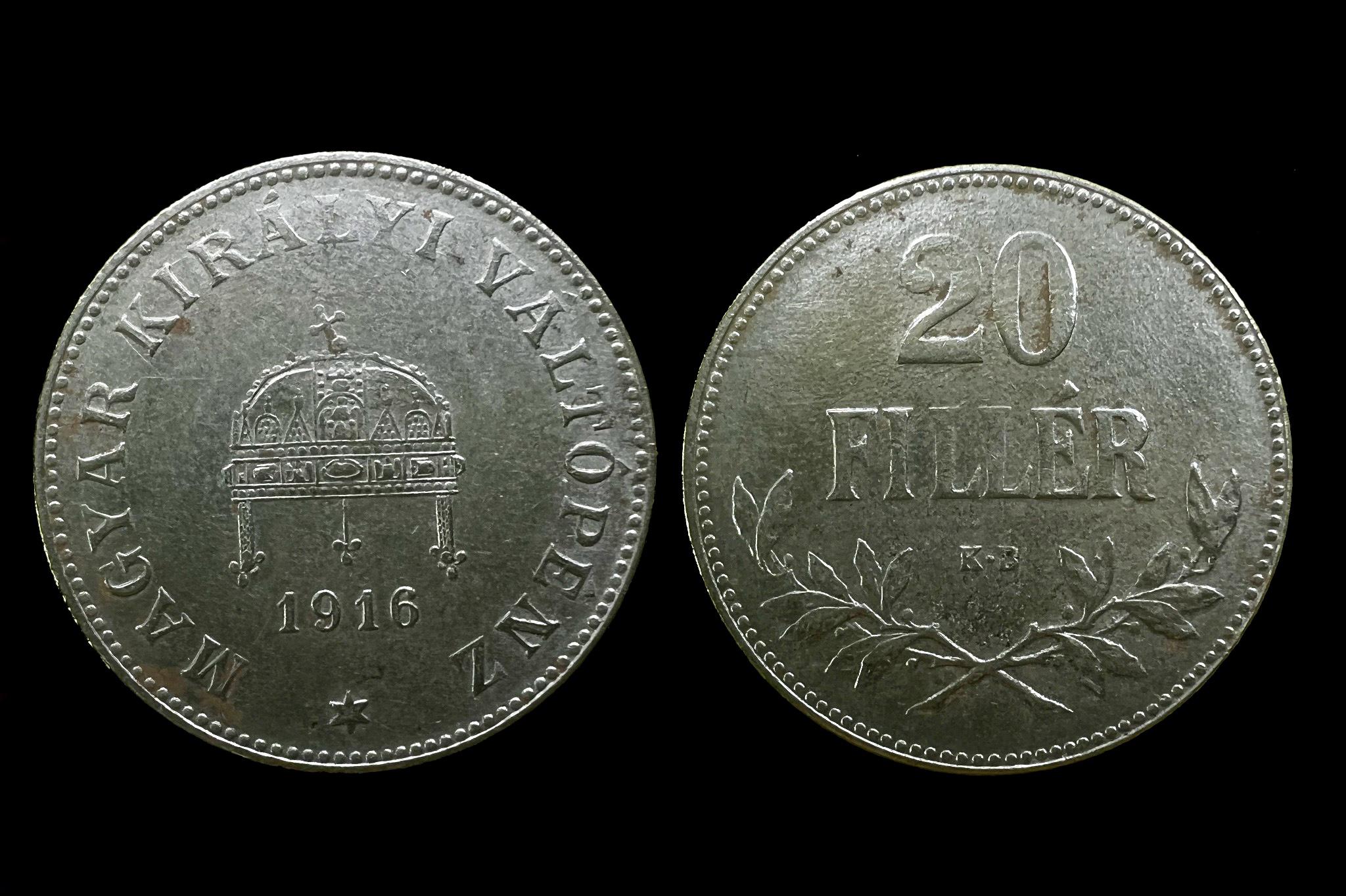 (1916) 20 fillér Adamo K4.1 