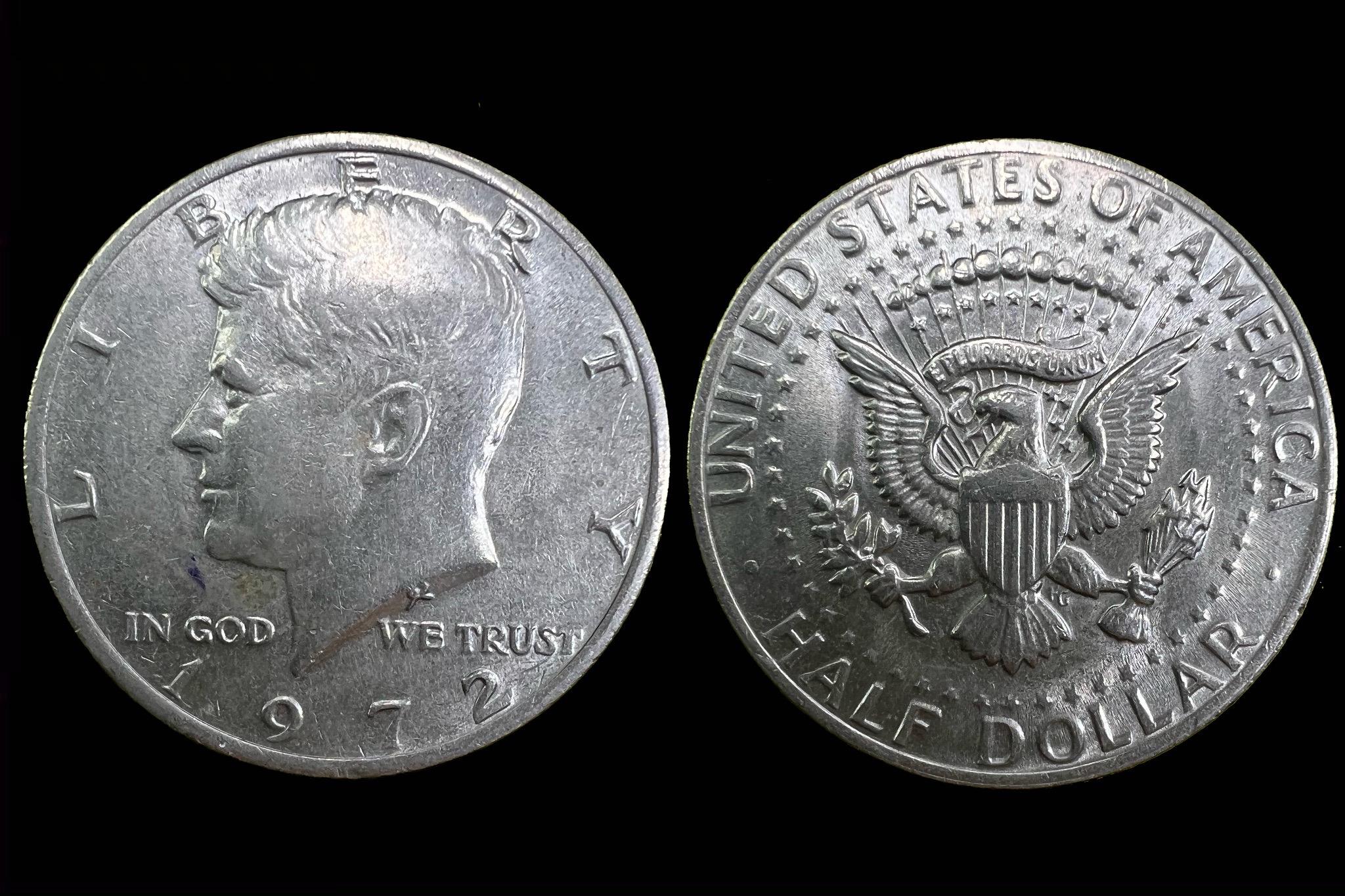 Kennedy half dollár USA (1972) 