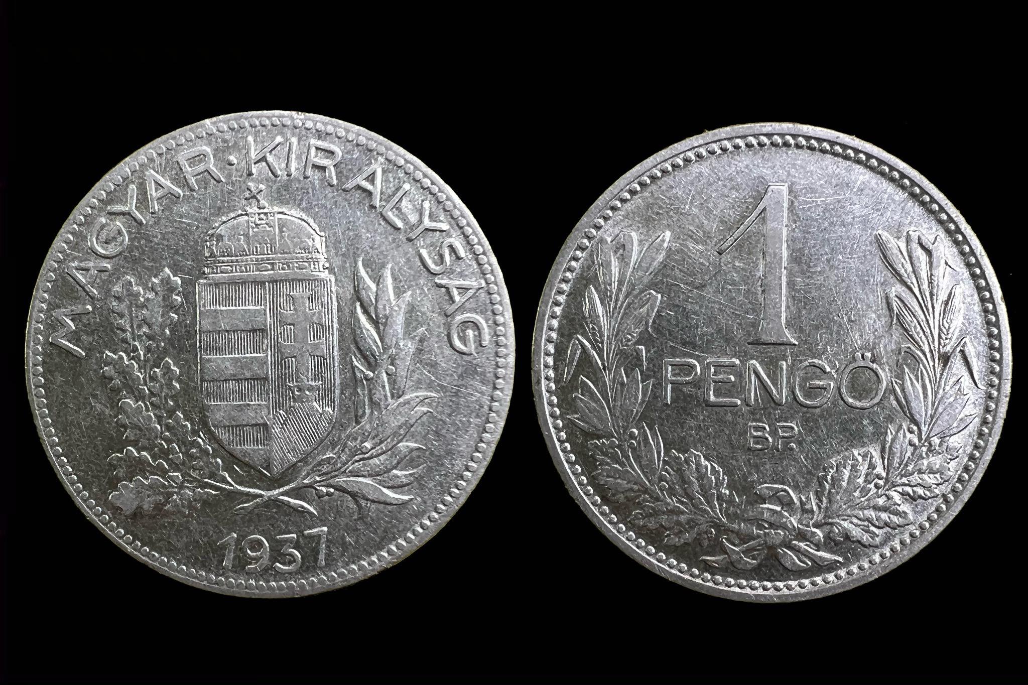 (1937) 1 pengő Adamo P6 