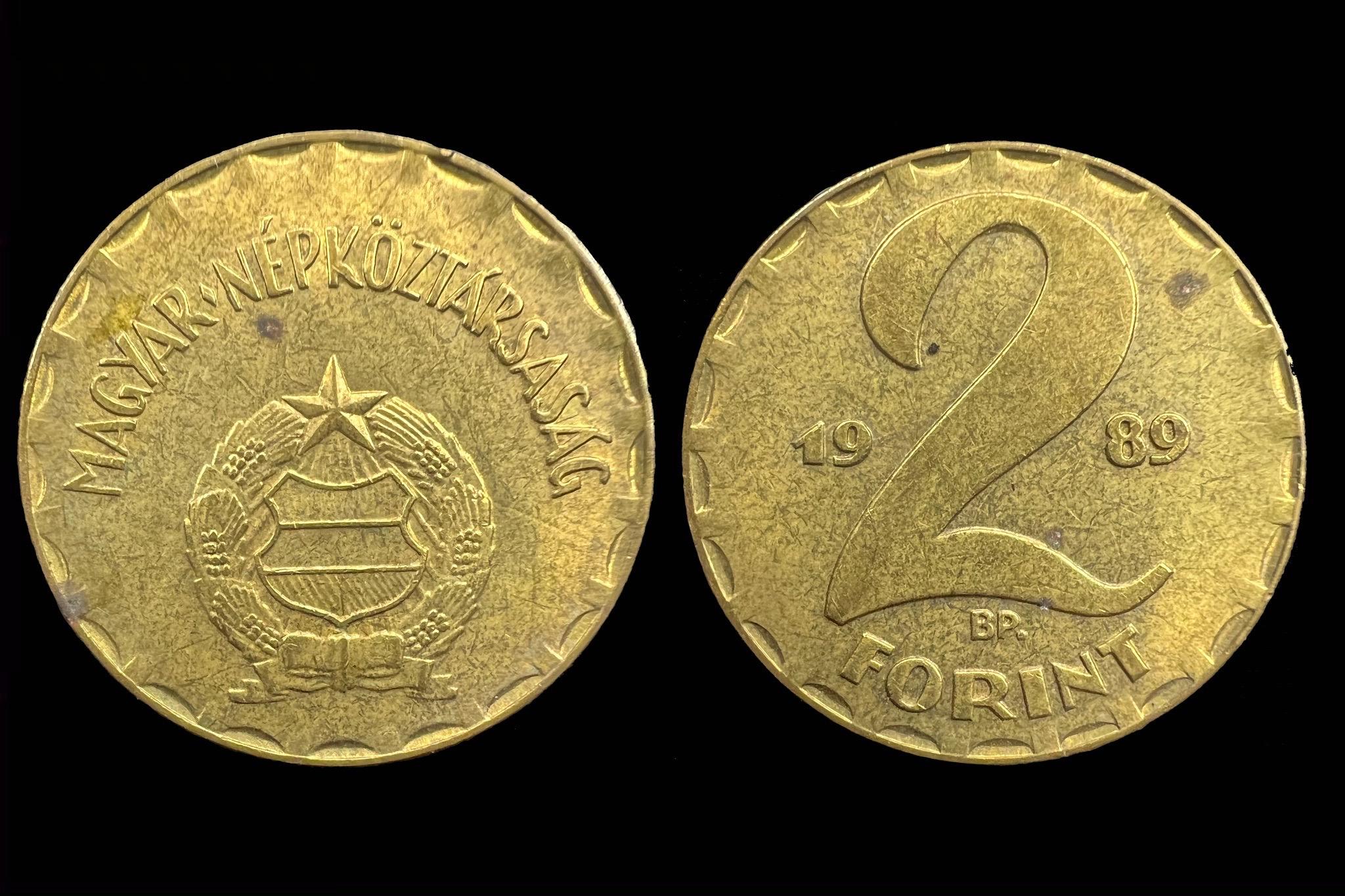 (1989) 2 Forint Adamo F7.4 