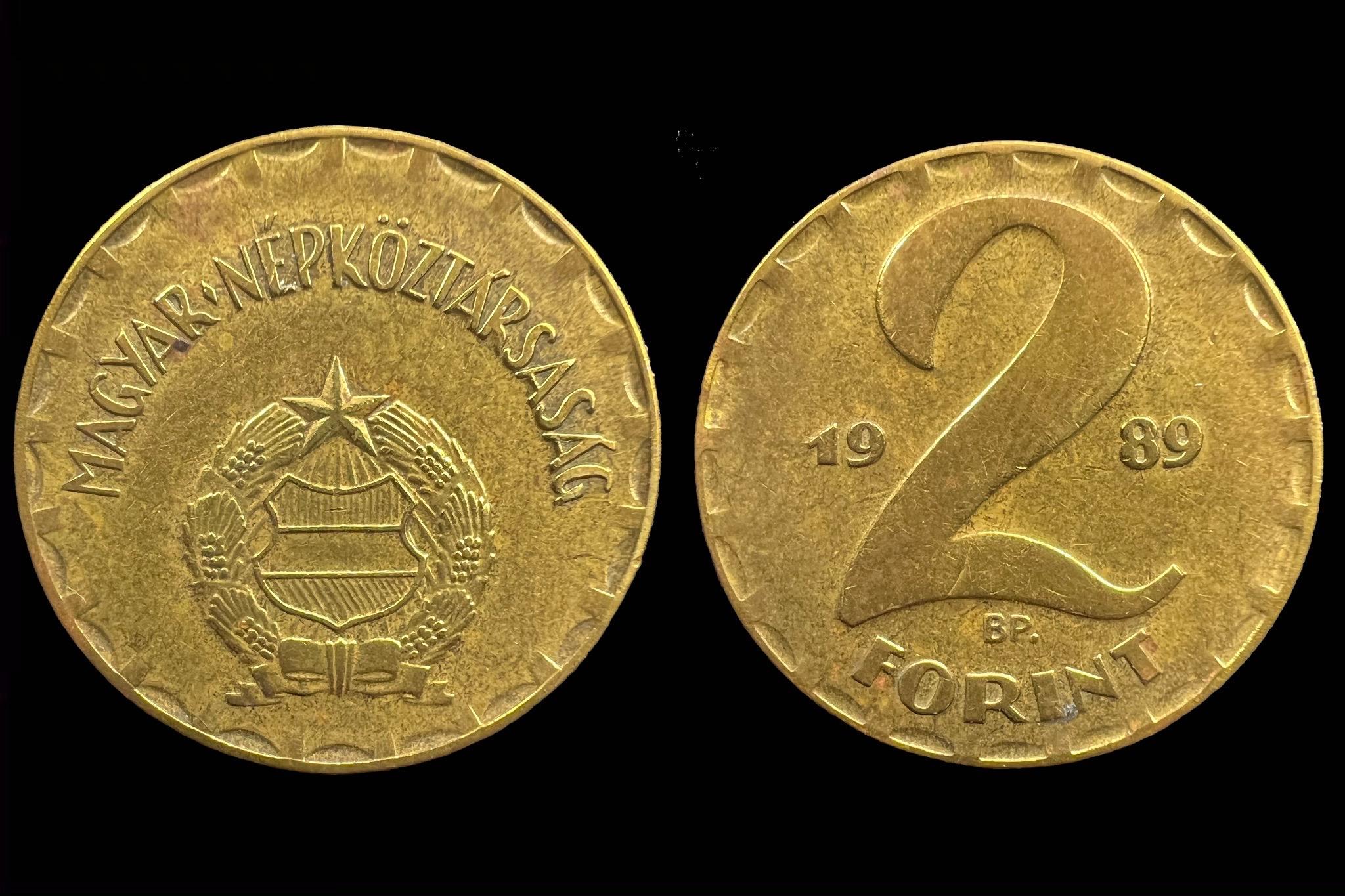 (1989) 2 Forint Adamo F7.4 