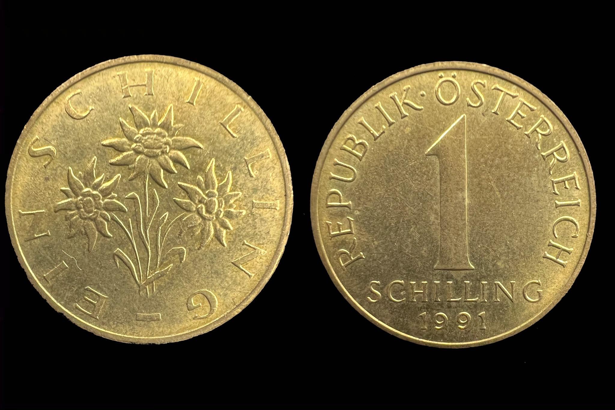  1 Schilling (1991) Ausztria 