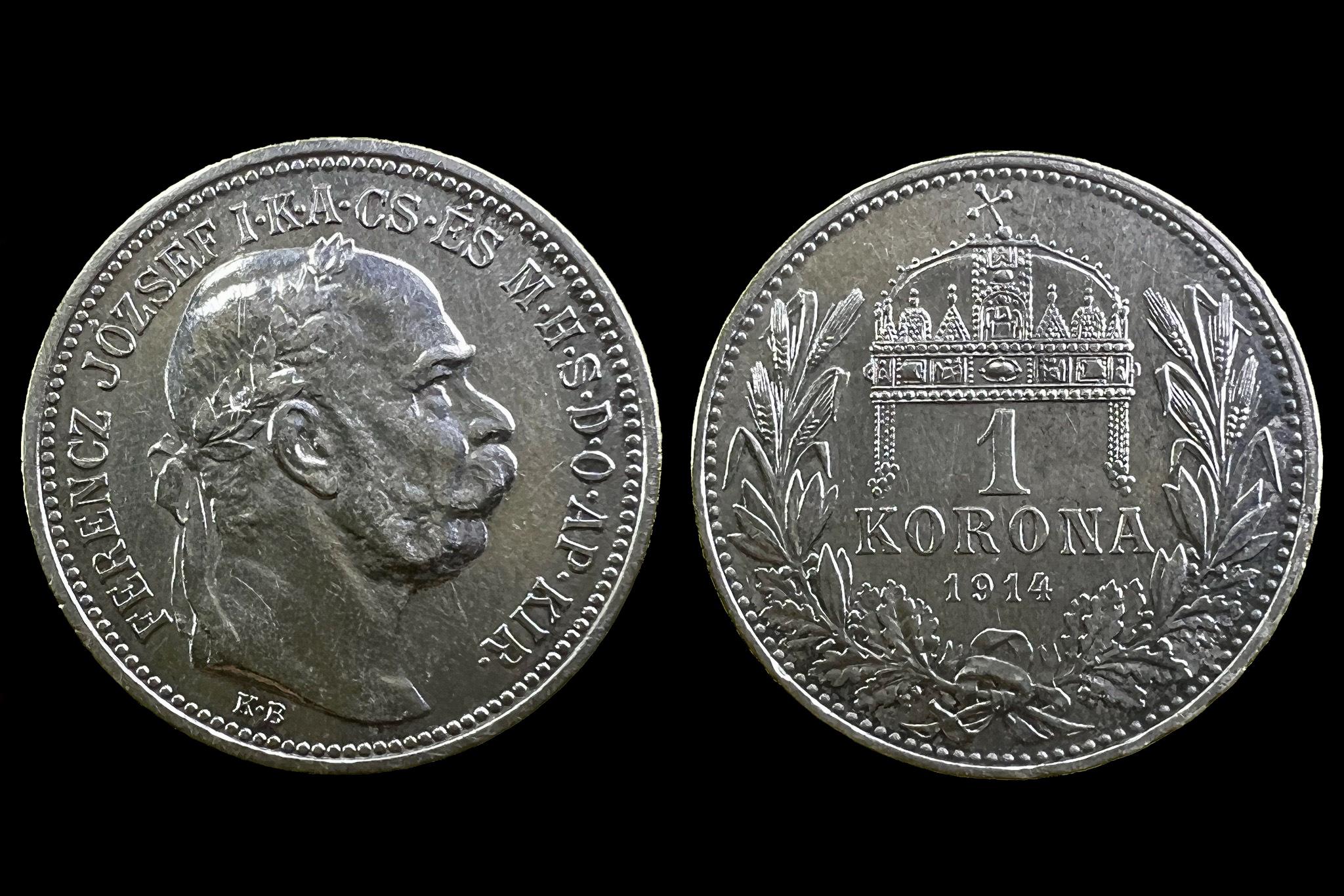 Ferenc József 1 Korona (1914) 