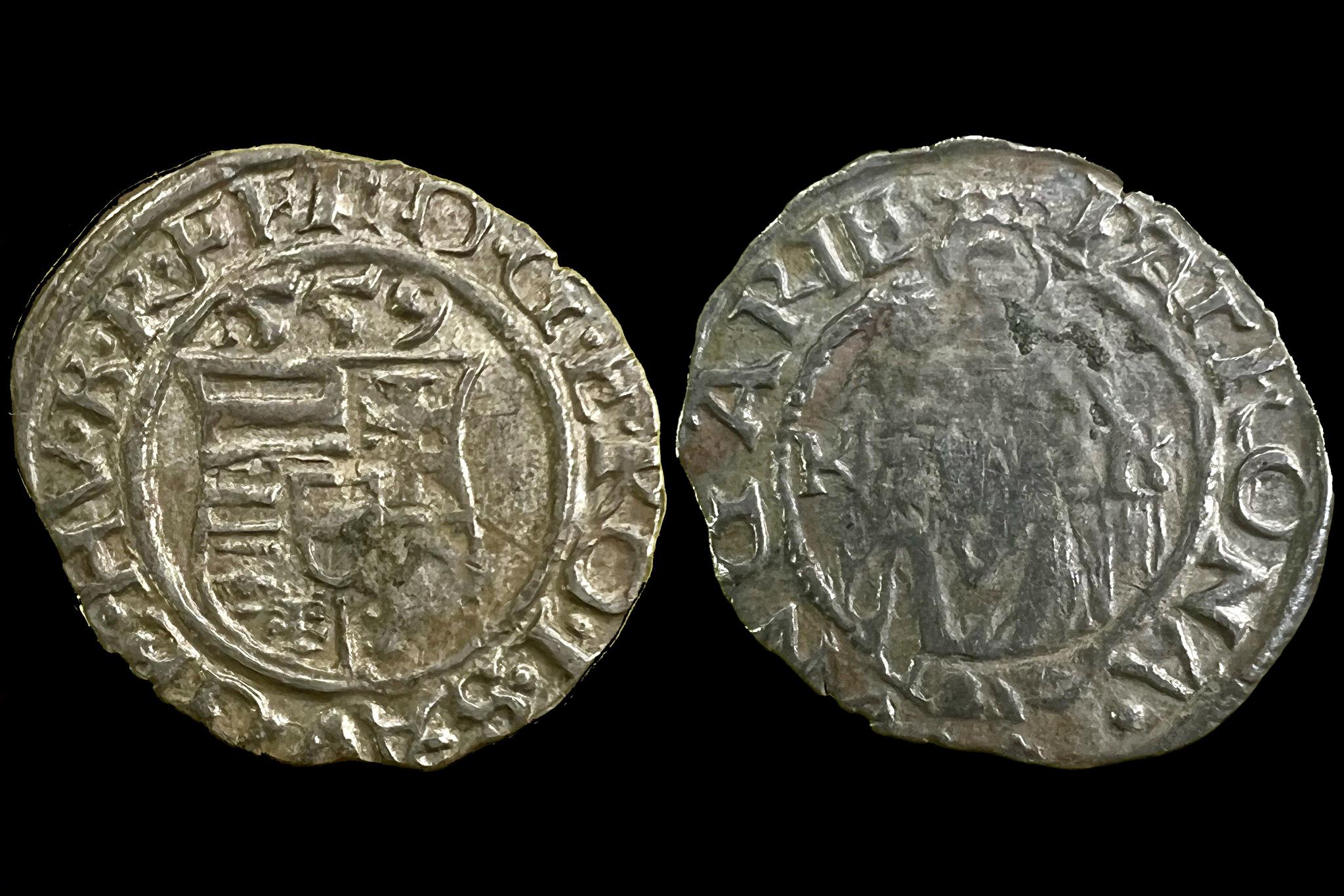 Rudolf dénár (1559!!) K-B R! (hibas felirat-évszam) 