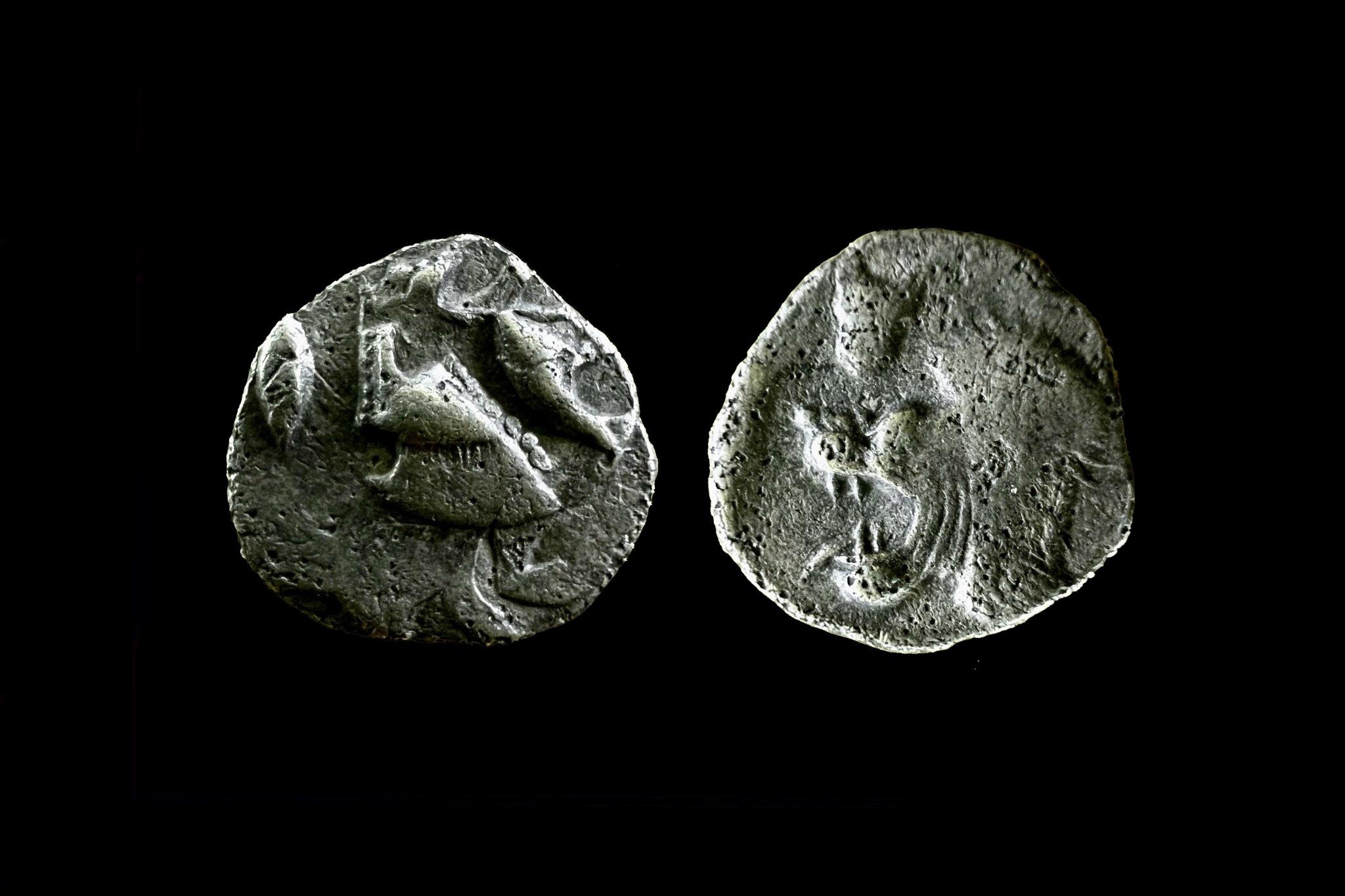 Mysia Kyzikos (i.e.480-450) Hemiobol SNG BN 386 