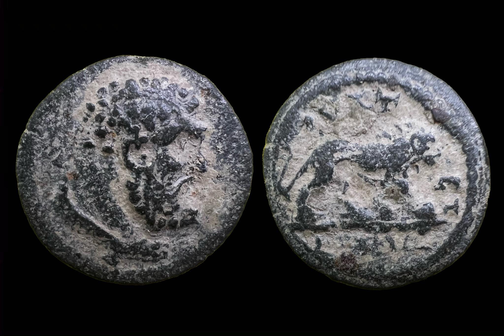 Lydia Thyateira Herkules fejes II.sz. körül BMC 40