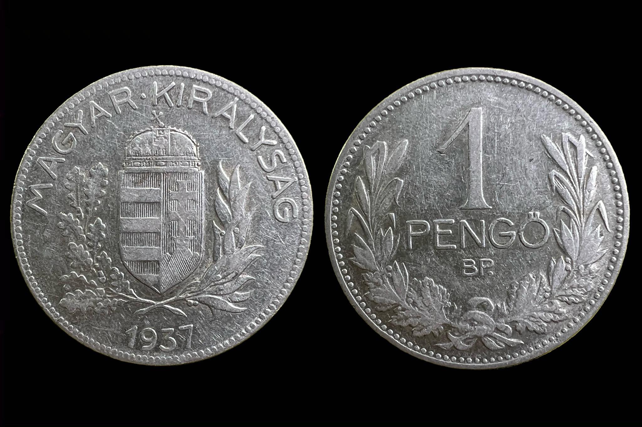 (1937) 1 pengő Adamo P6 