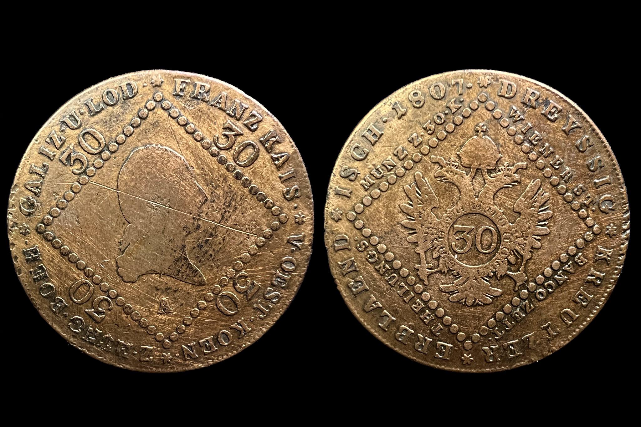 Franz 30 kreutzer (1807 A) 