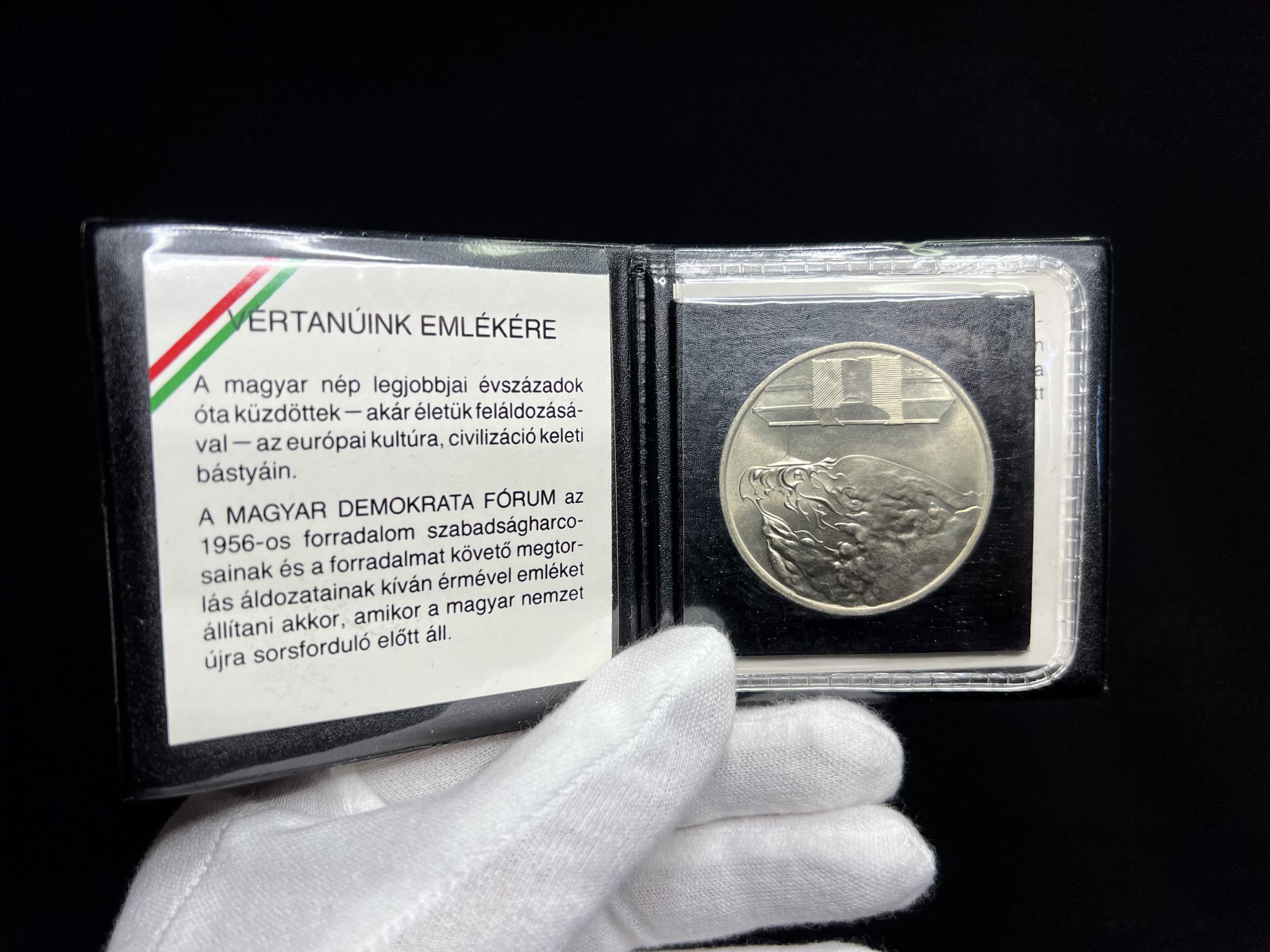 1956 Vértanúink Emlékére emlékérem dísztokban (1989)