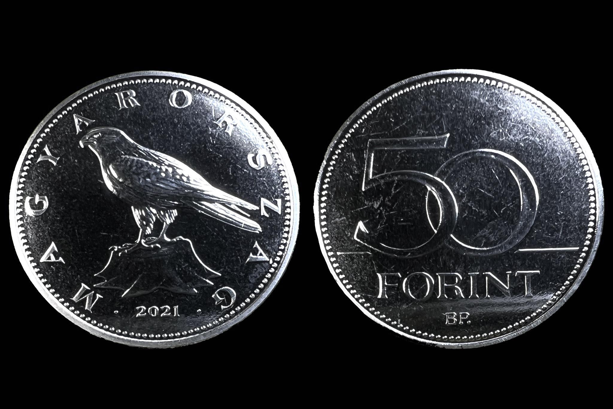 50 Forint (2021) BU Felkefélt, fényesített verőtővel készült veret! UNC 