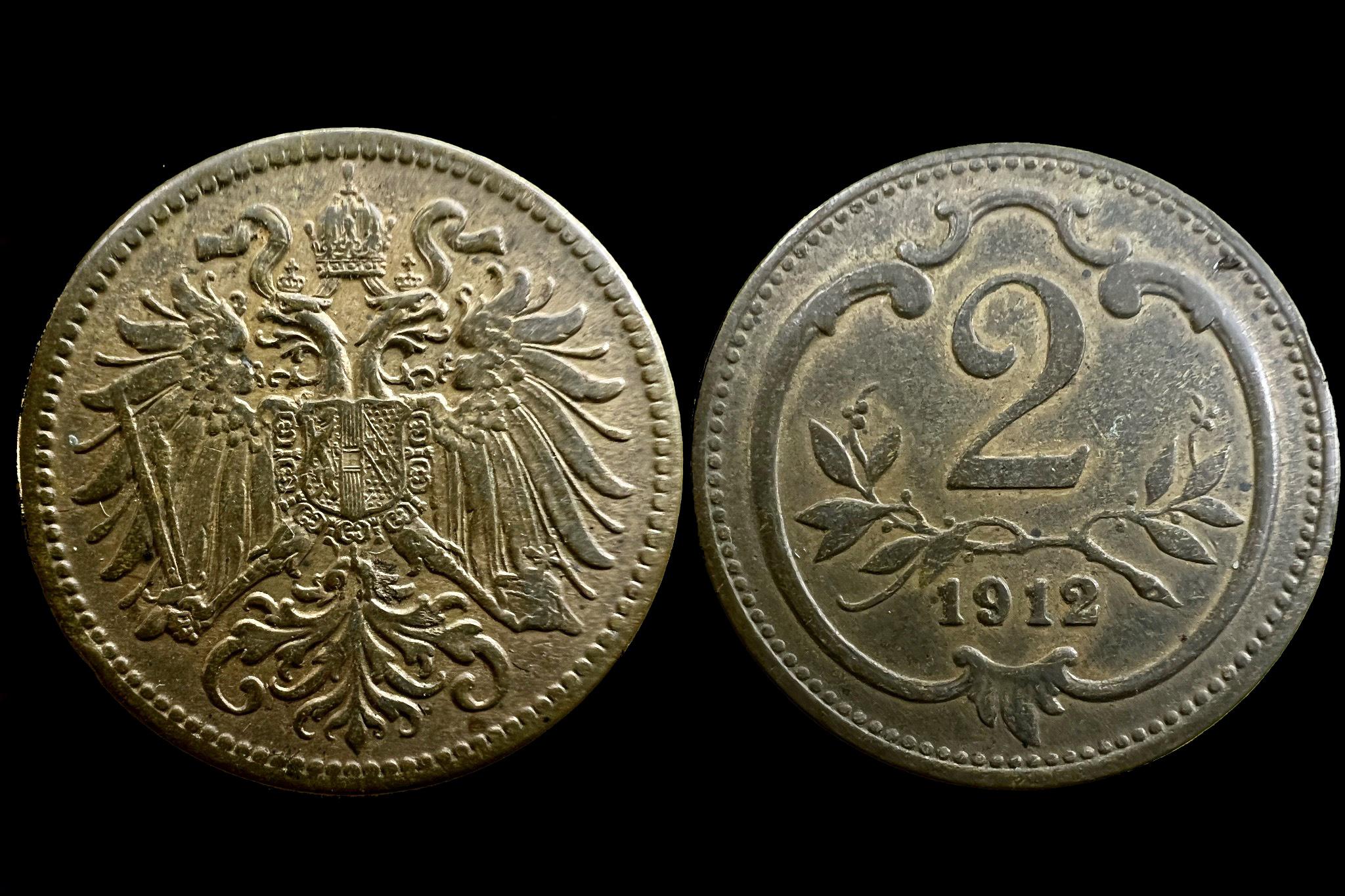 Franz Joseph (1912) 2 heller