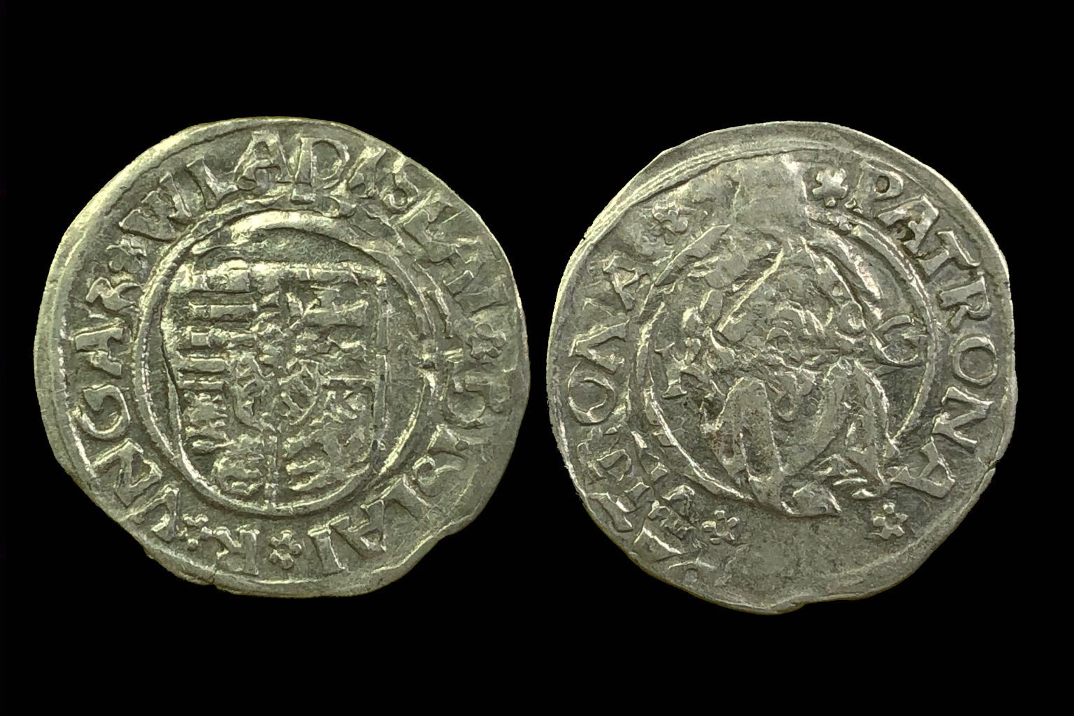 II. Wladislaus denar Éh-646 K-G (elfordult körirat)