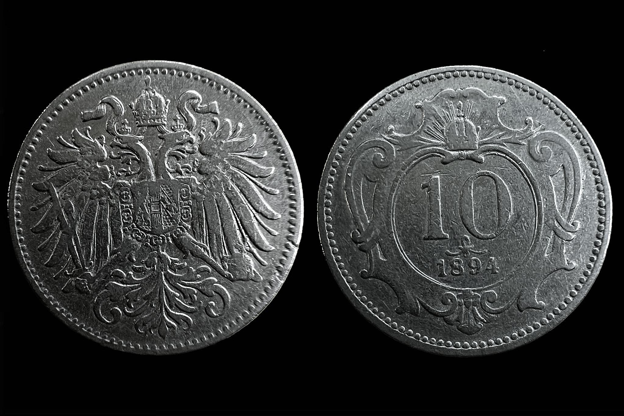 Franz Joseph (1894) 10 heller 