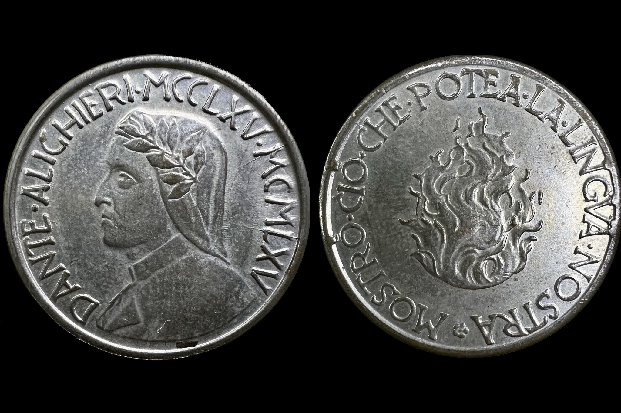 Dante Alighieri Olasz zseton