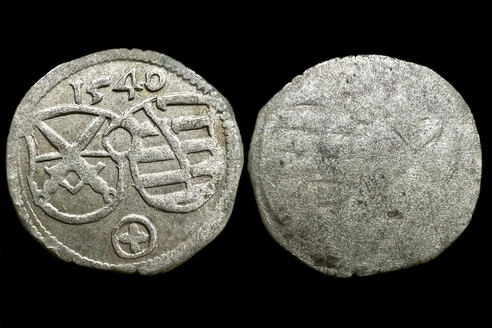 Johann Friedrich I and Heinrich (1540) 1 Pfennig