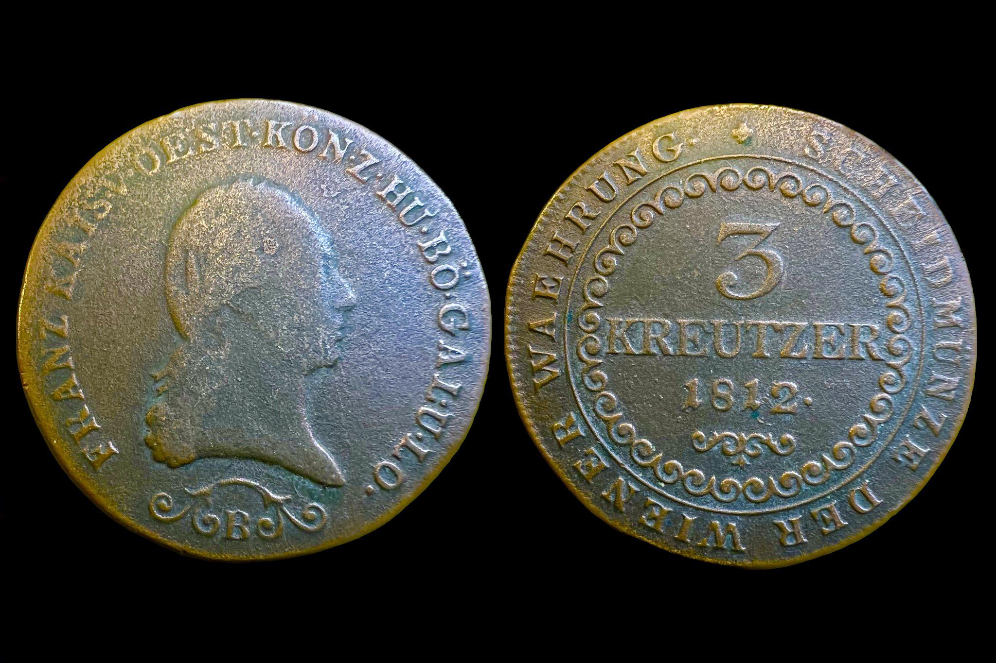 Franz 3 Krajcár (1812B)