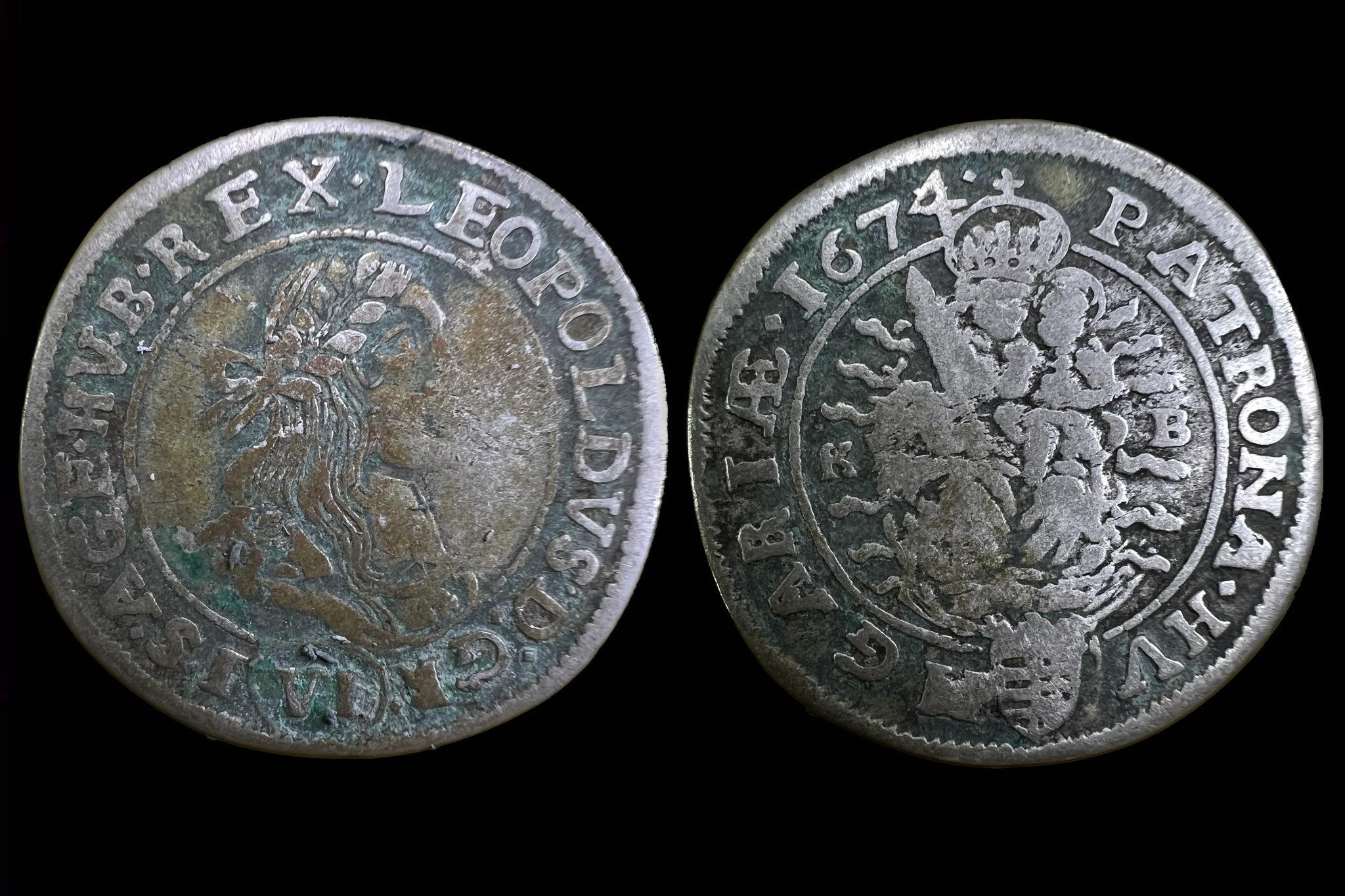 I. Lipót 6 Krajcár (1674) KB ÉH-1072