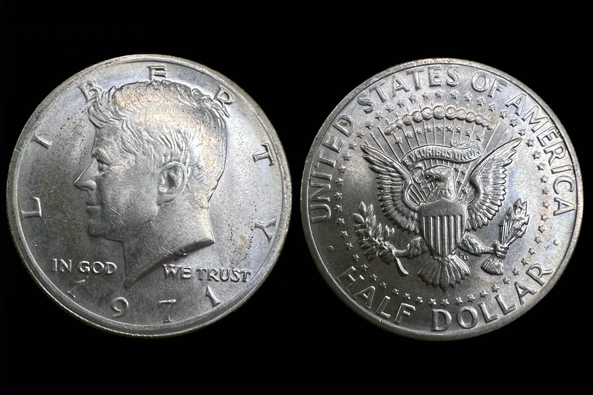 Kennedy half dollár USA (1971) 
