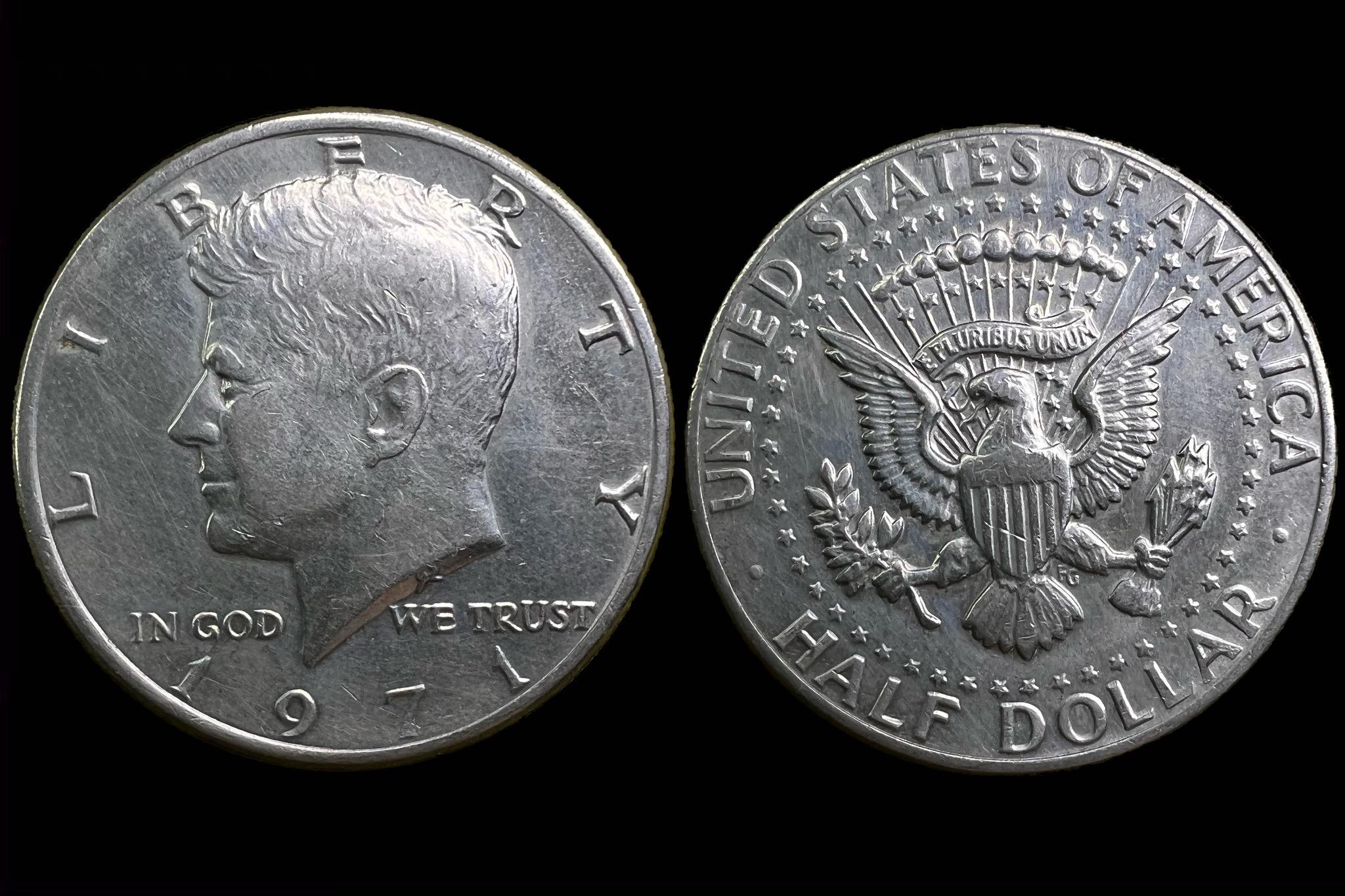 Kennedy half dollár USA (1971) 