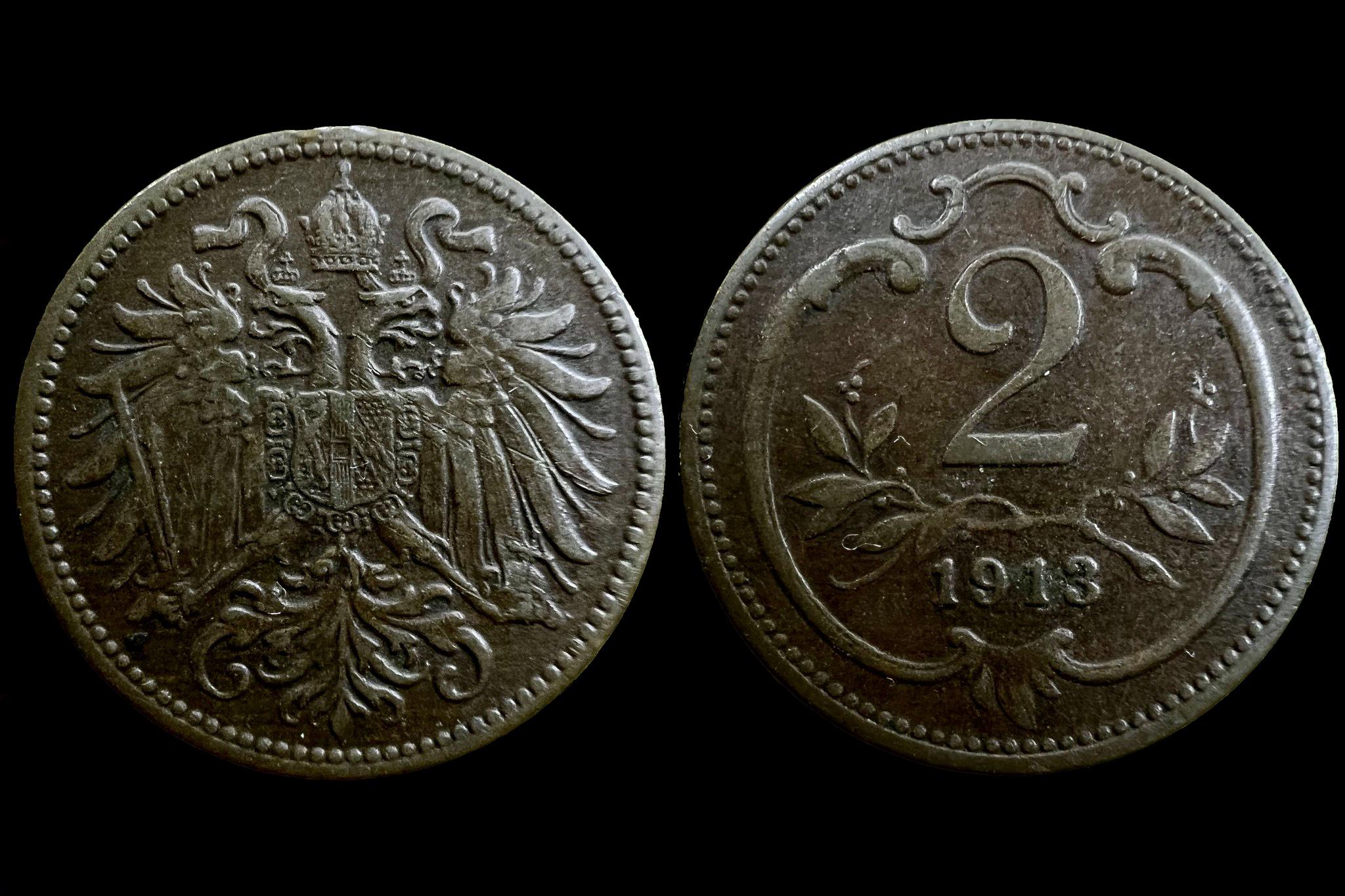 Franz Joseph (1913) 2 heller