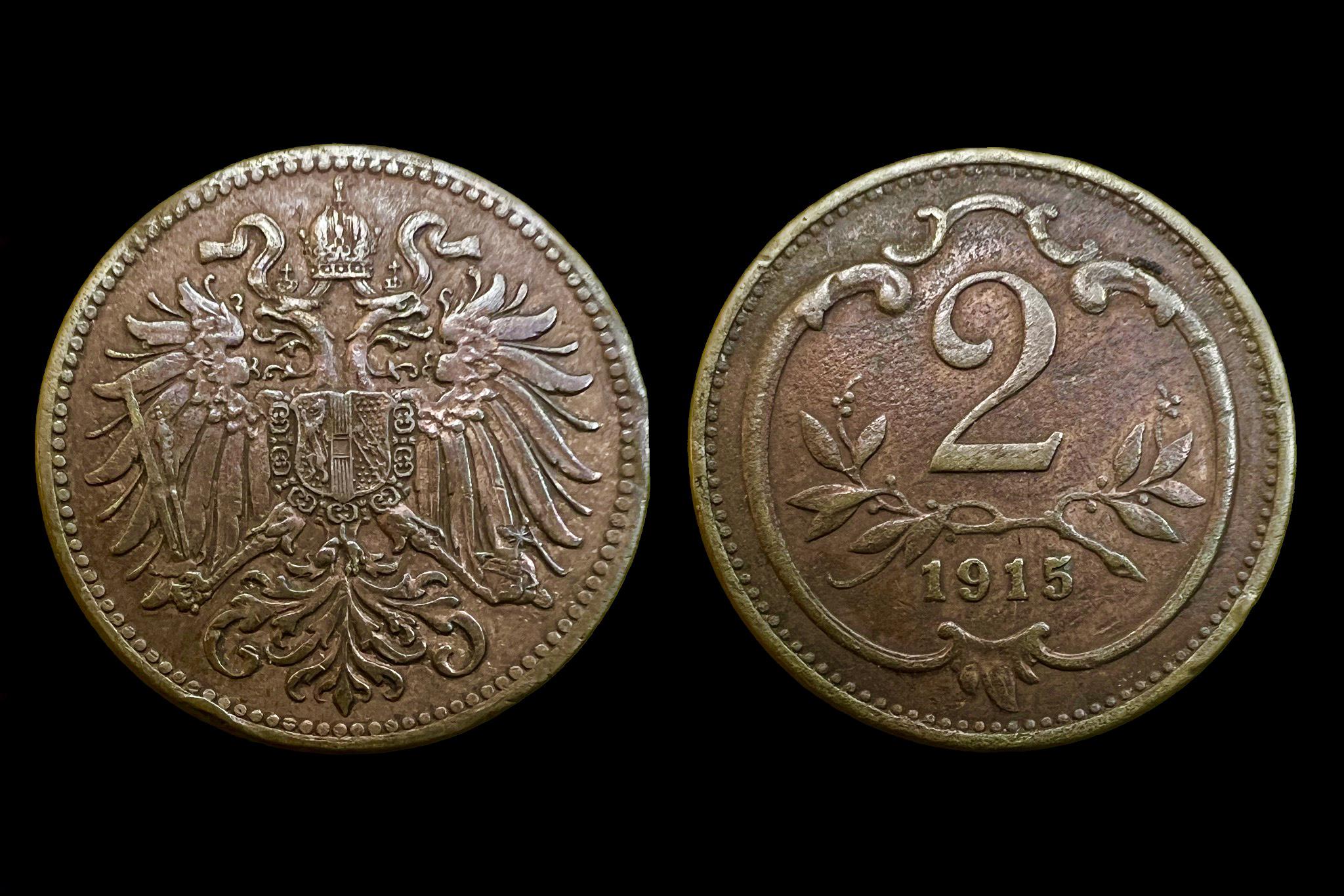 Franz Joseph (1915) 2 heller