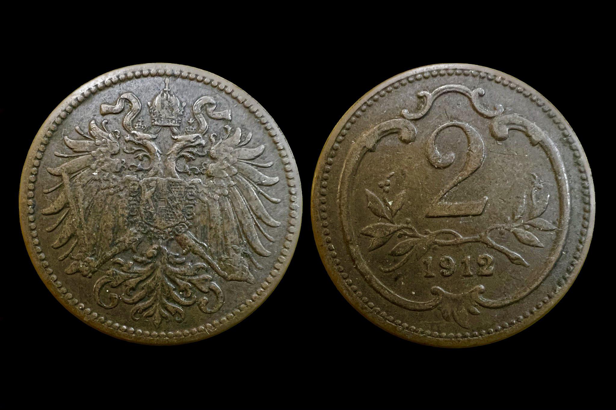 Franz Joseph (1912) 2 heller 