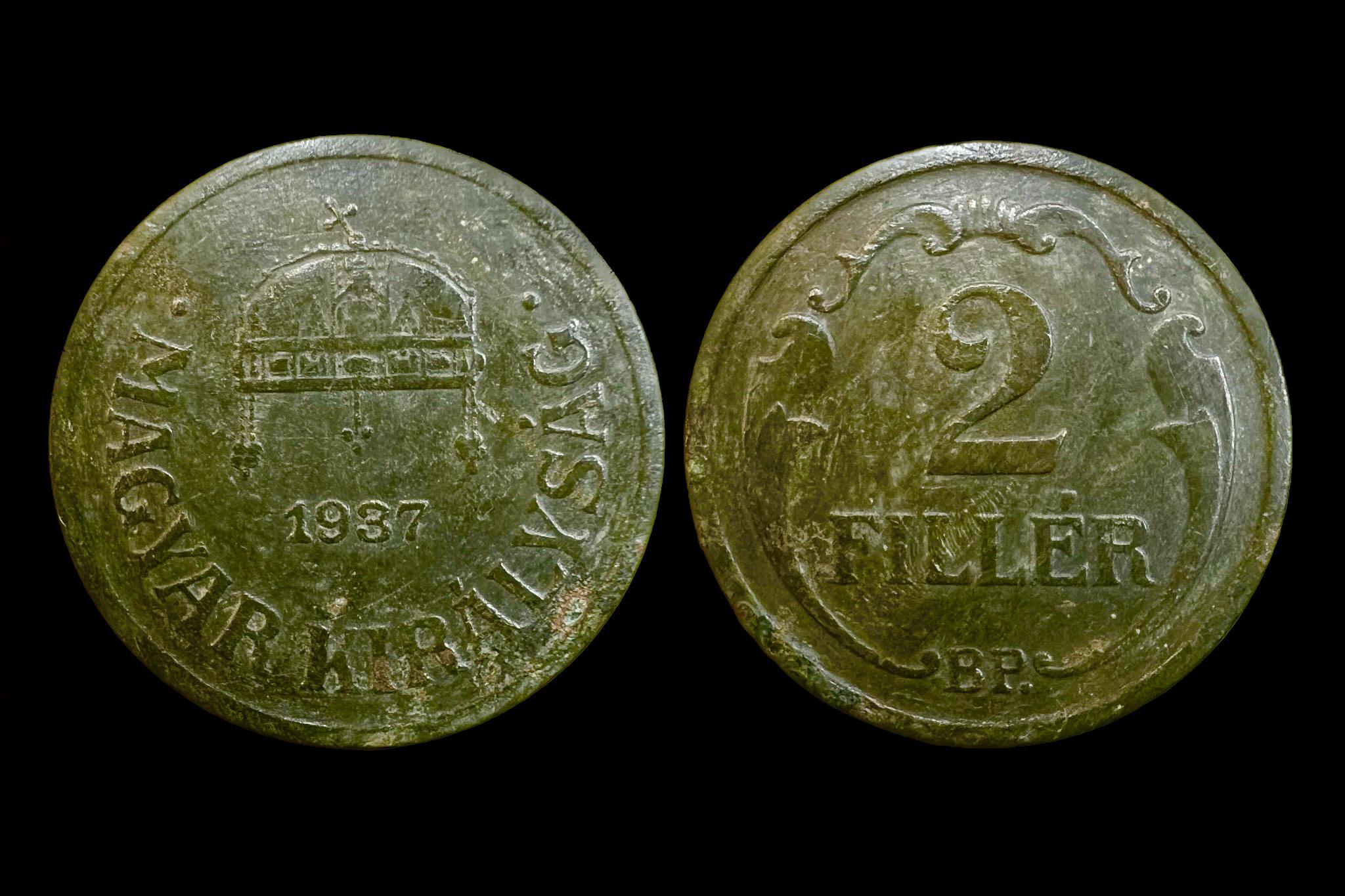 2 Fillér (1937) Adamo P2