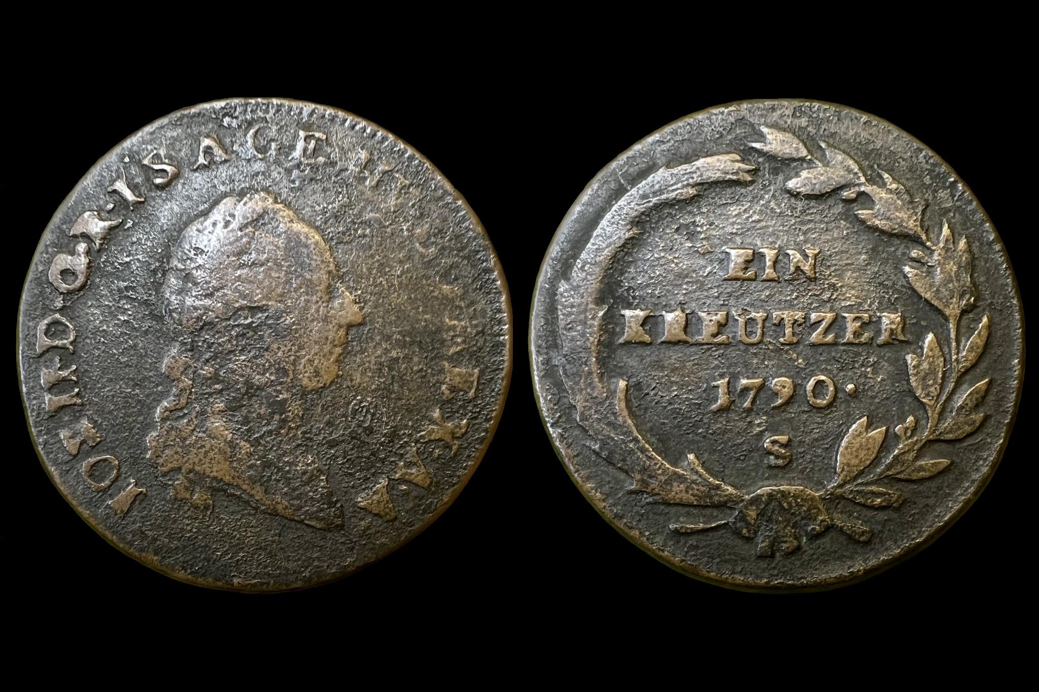 II. Joseph 1 kreutzer (1790)S