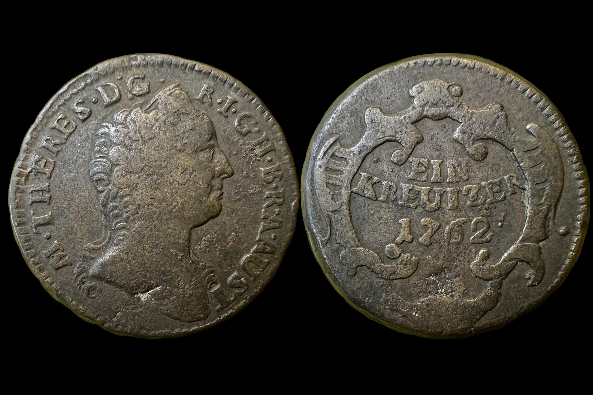 Maria Theresia   ia (1762) 1 kreutzer 