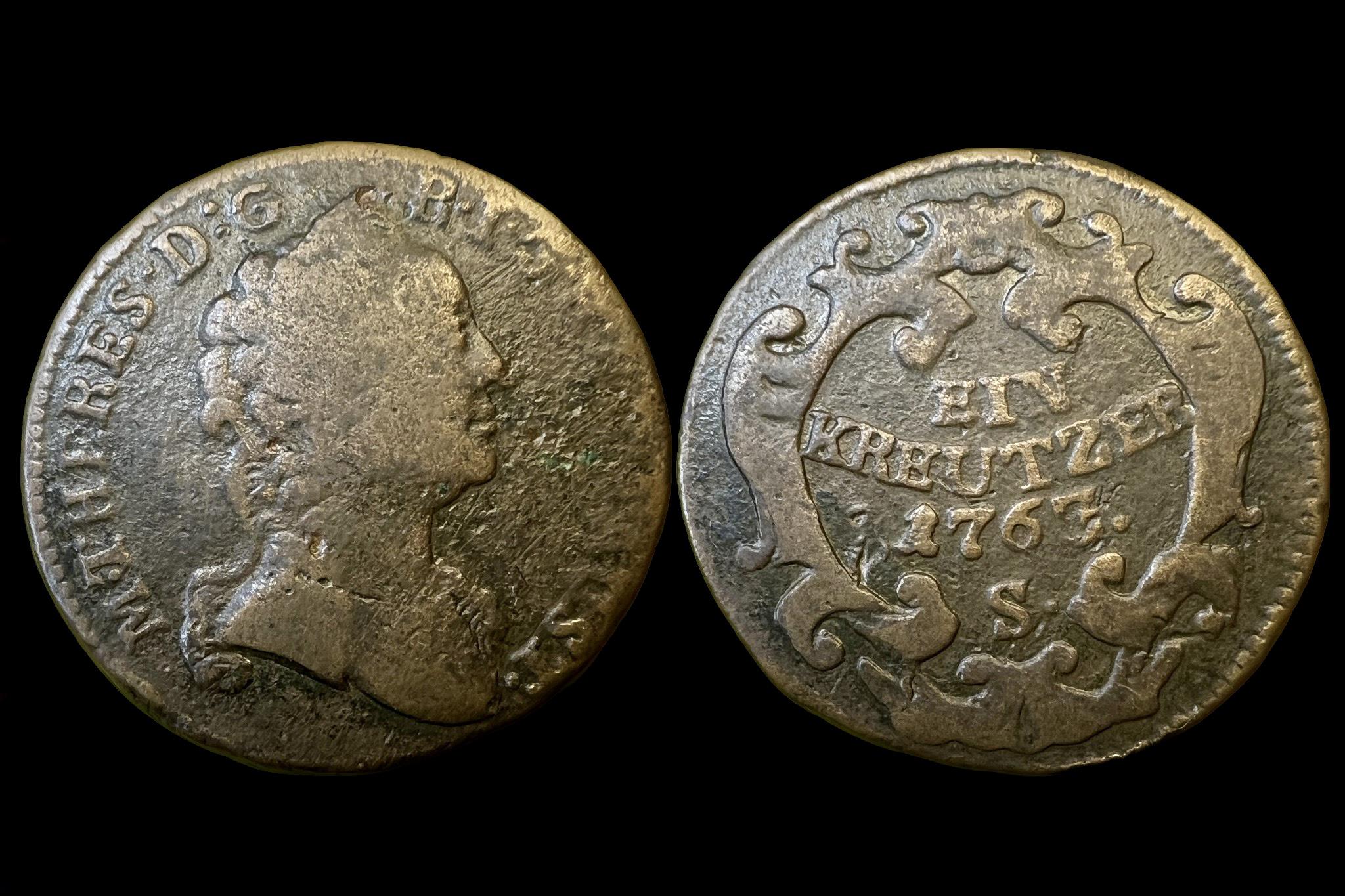 Maria Theresia   ia (1763)s 1 kreutzer 