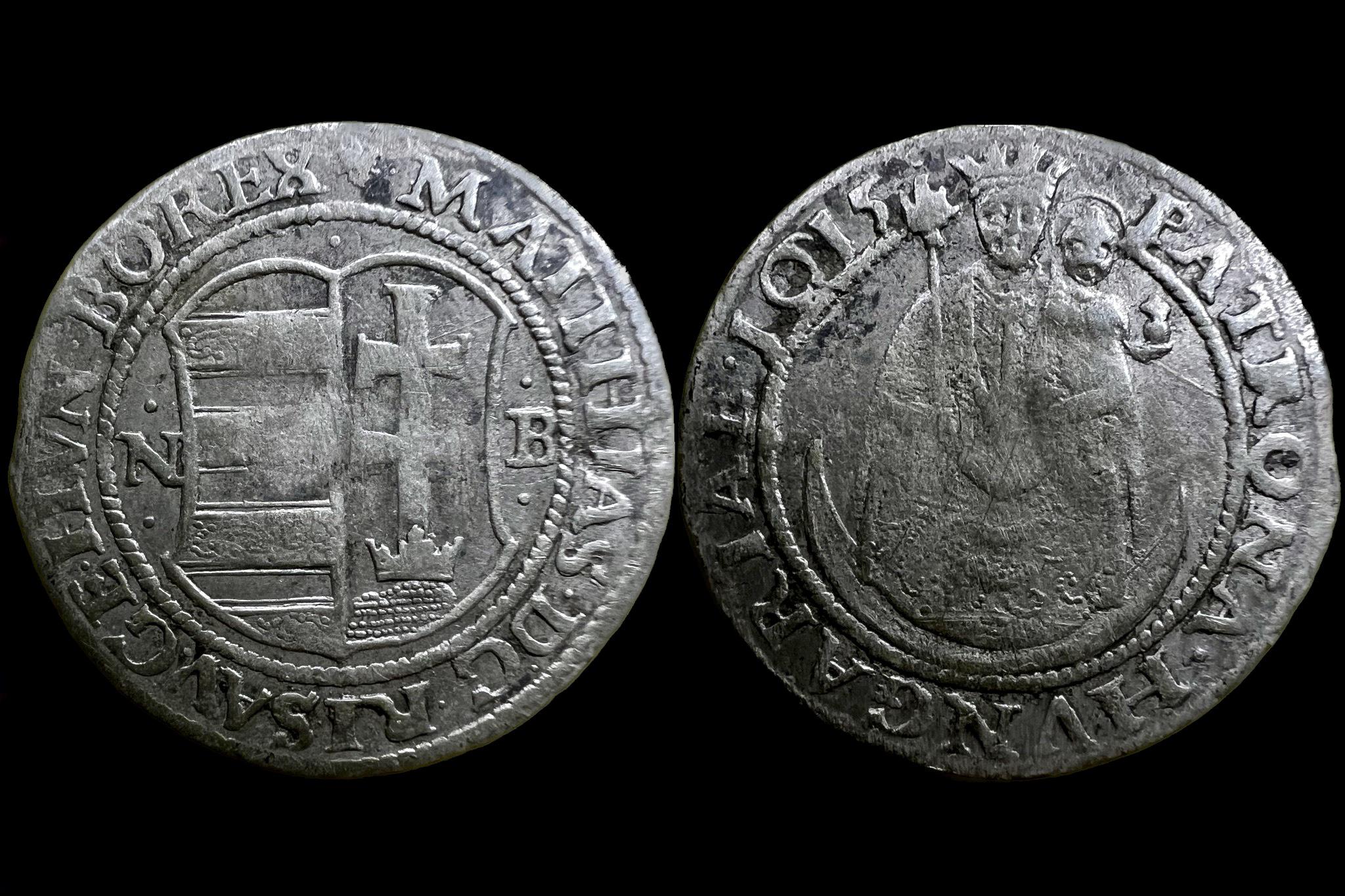 II. Mátyás Garas (1615) Nagybánya H-1132 R!(körirat variáció)