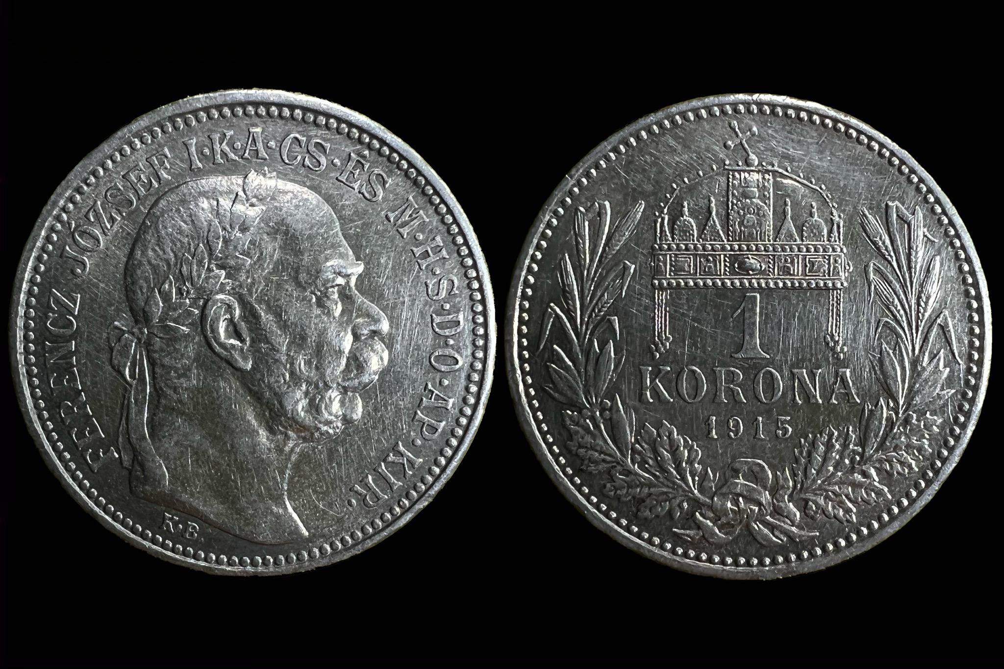 Ferenc József 1 Korona (1915) 