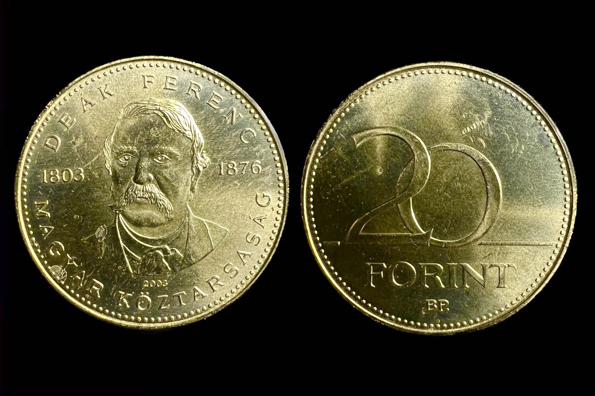 20 Forint (2008) Deák Franz Adamo FOEM 2