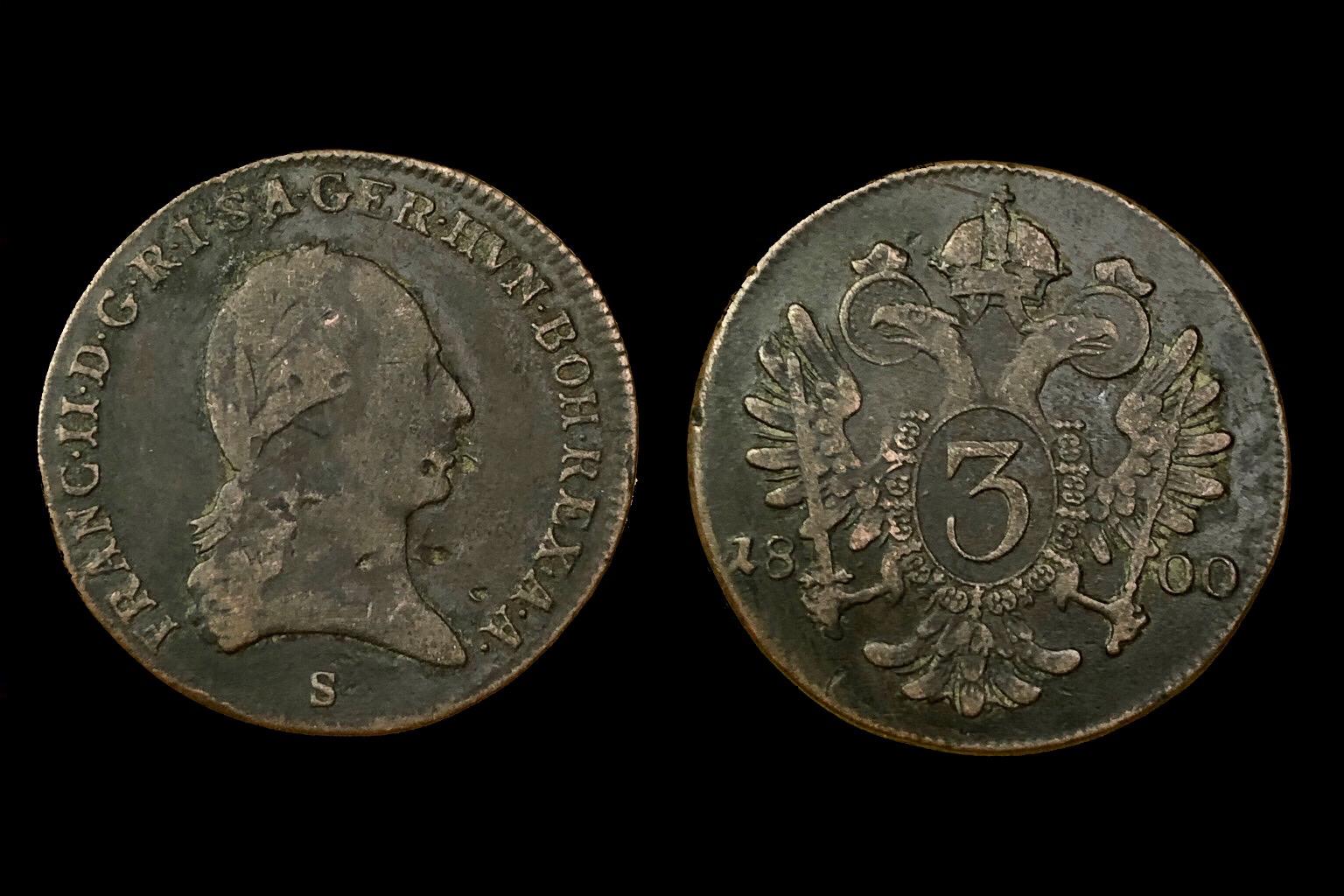 Franz 3 kreutzer (1800 S)