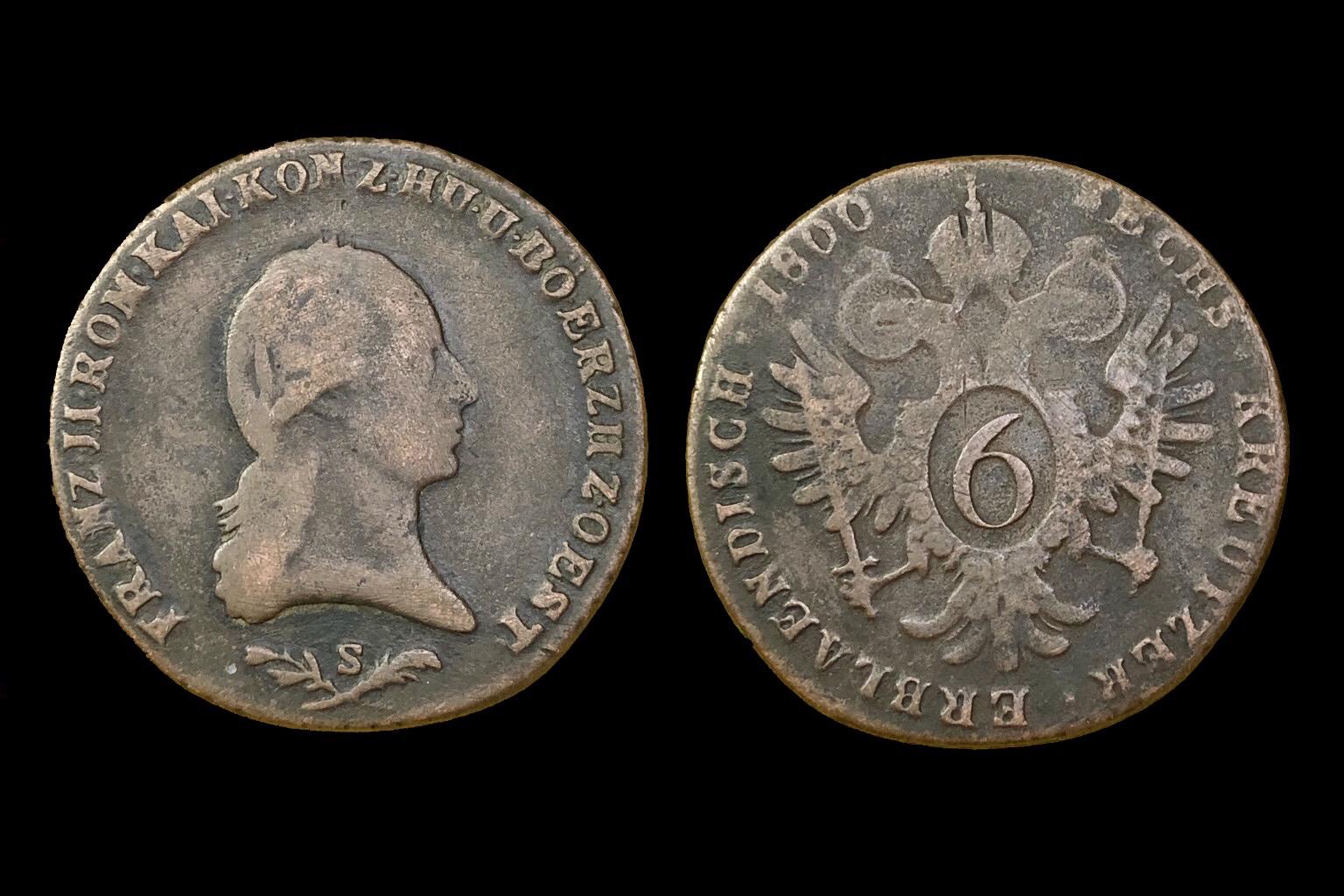 Franz 6 kreutzer (1800 S)
