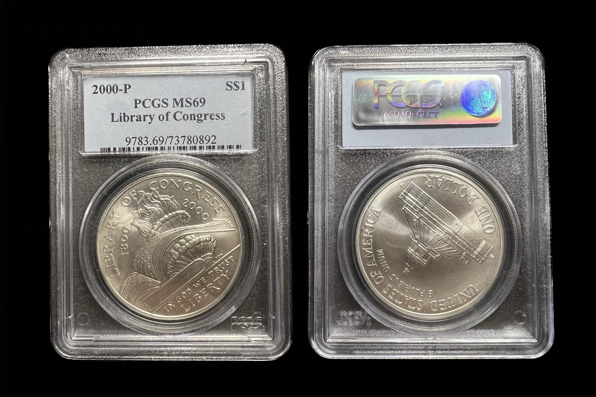 USA 1 Dollár (2000)Phiadalphia UNC BU PCGS tokban MS69 Km311