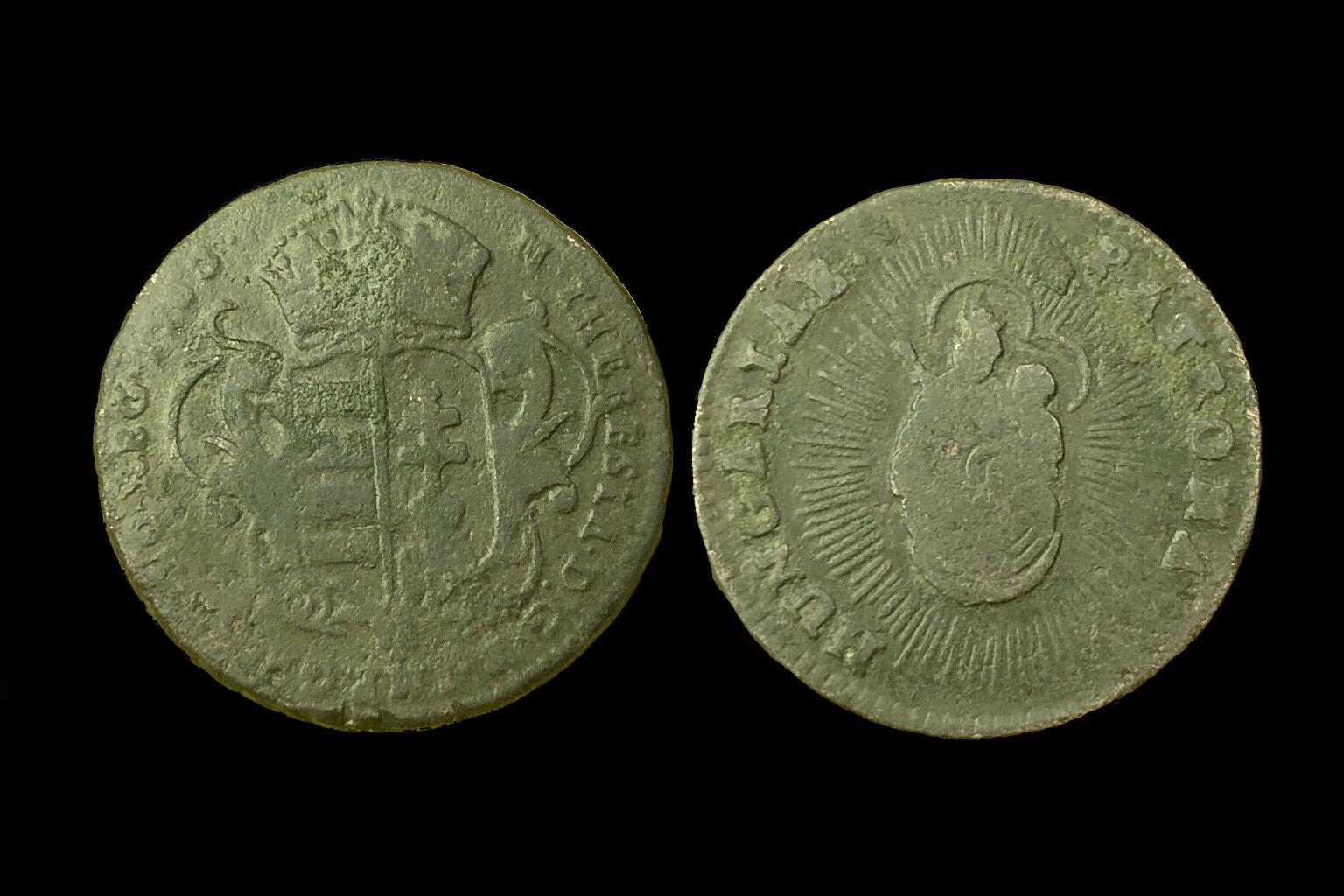 Maria Theresia   ia (1763) cooper   denar