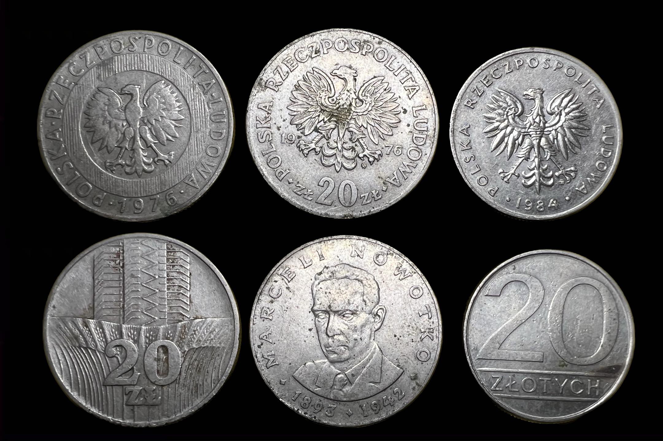 Lengyel 20 Zlotyi lot 