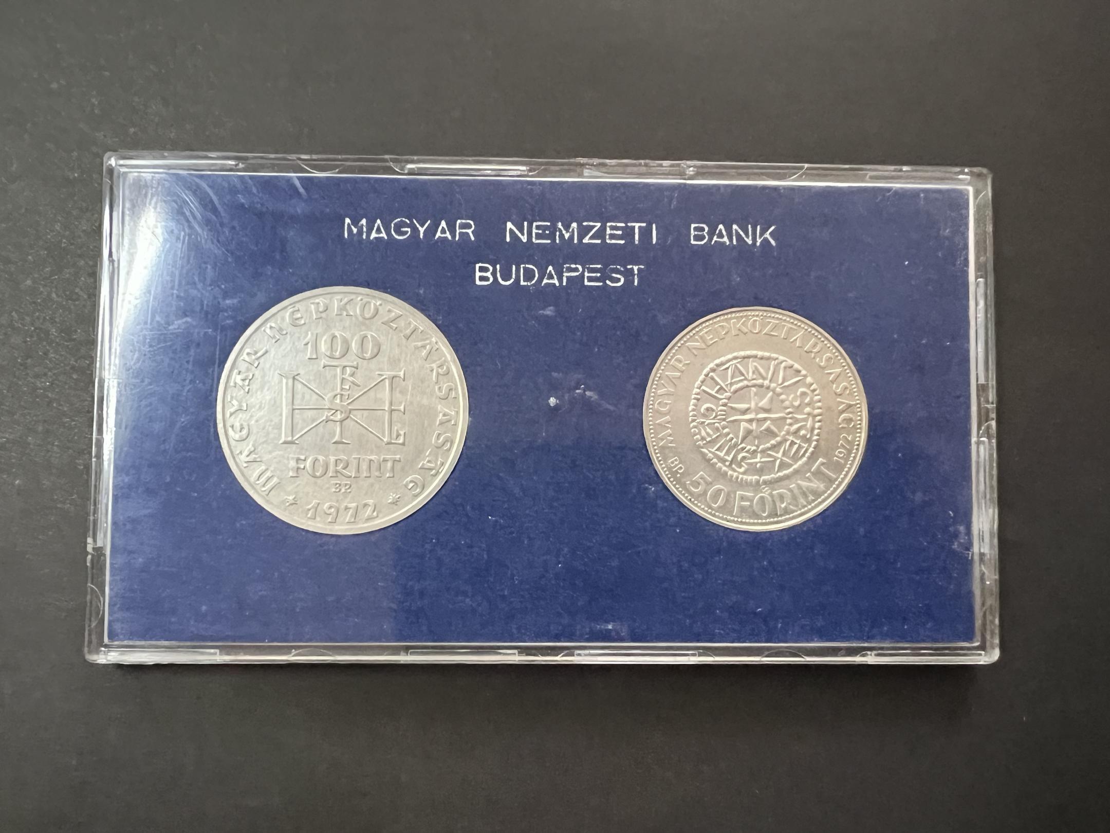 (1972) Magyar Népköztársaság 100,50 Forint dísztokban