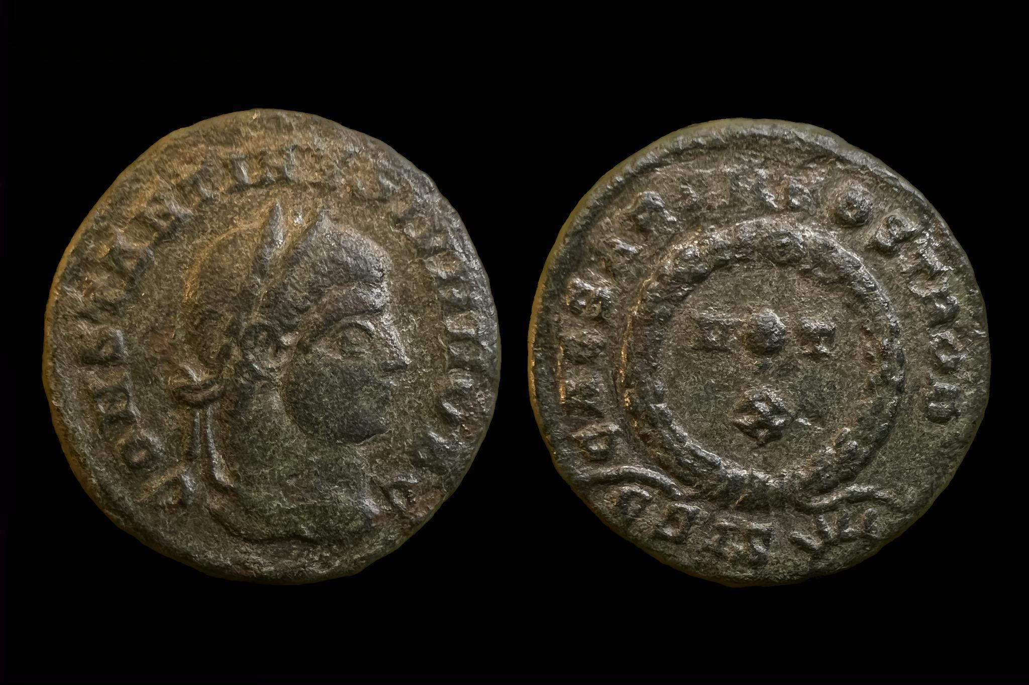 II. Constantius  (i.sz.337-340) Postumus-Constans RIC182