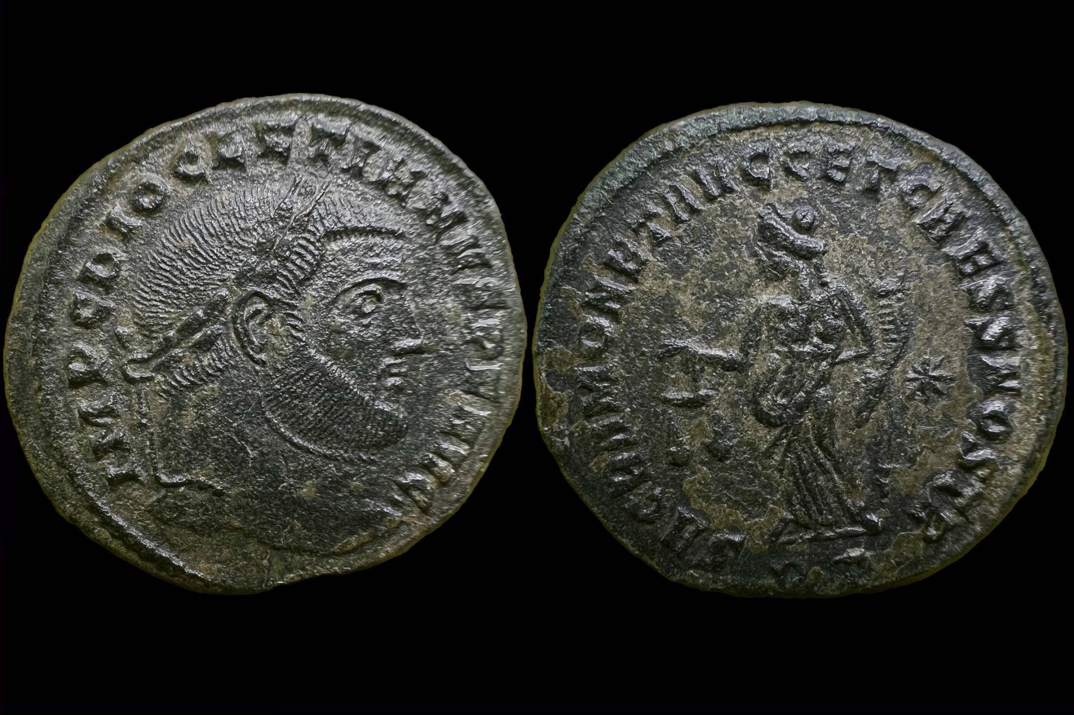 Diocletian (304-305) Follis RIC VI 47a