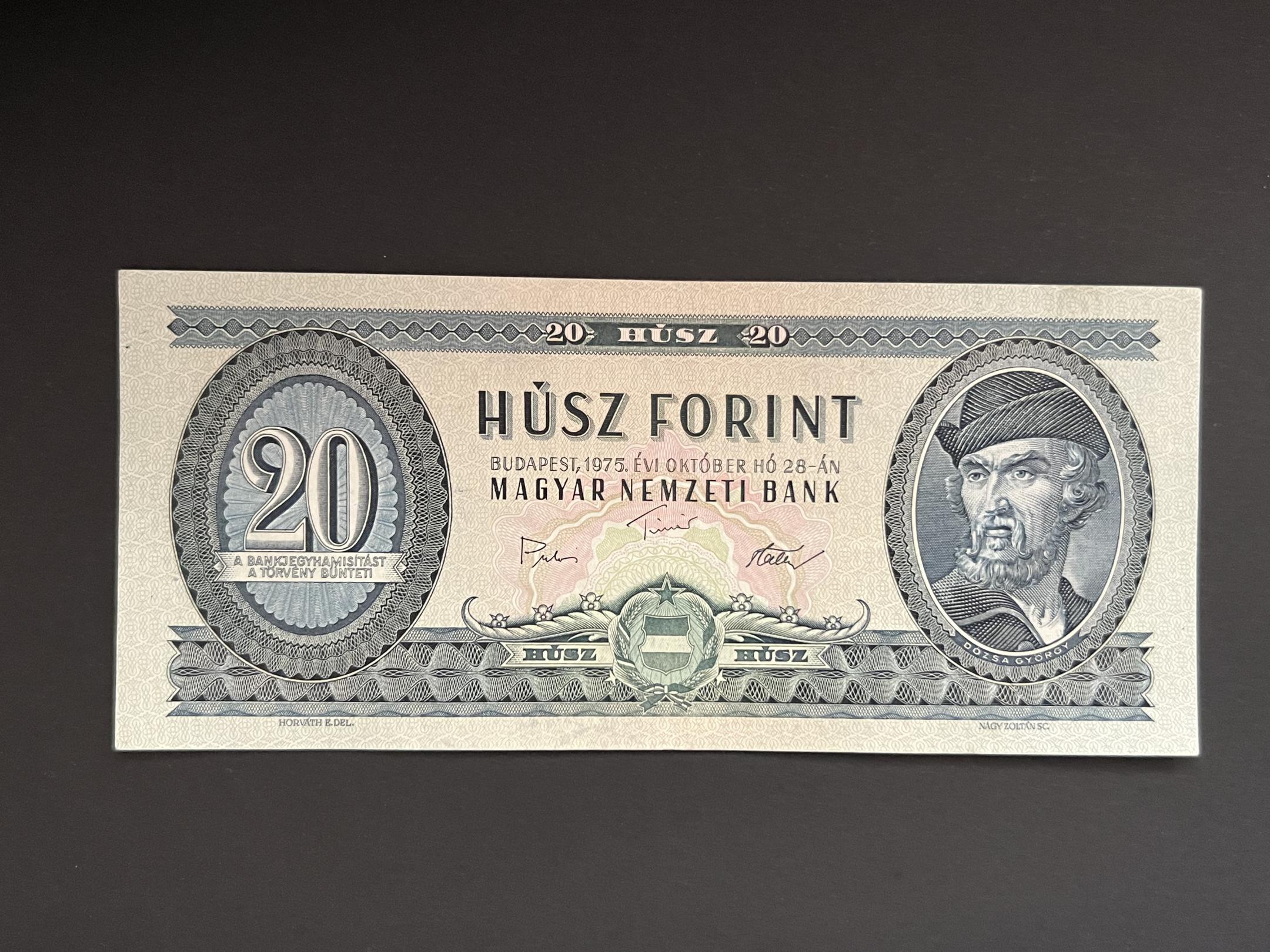 20 Forint (1975)EF Adamo F16